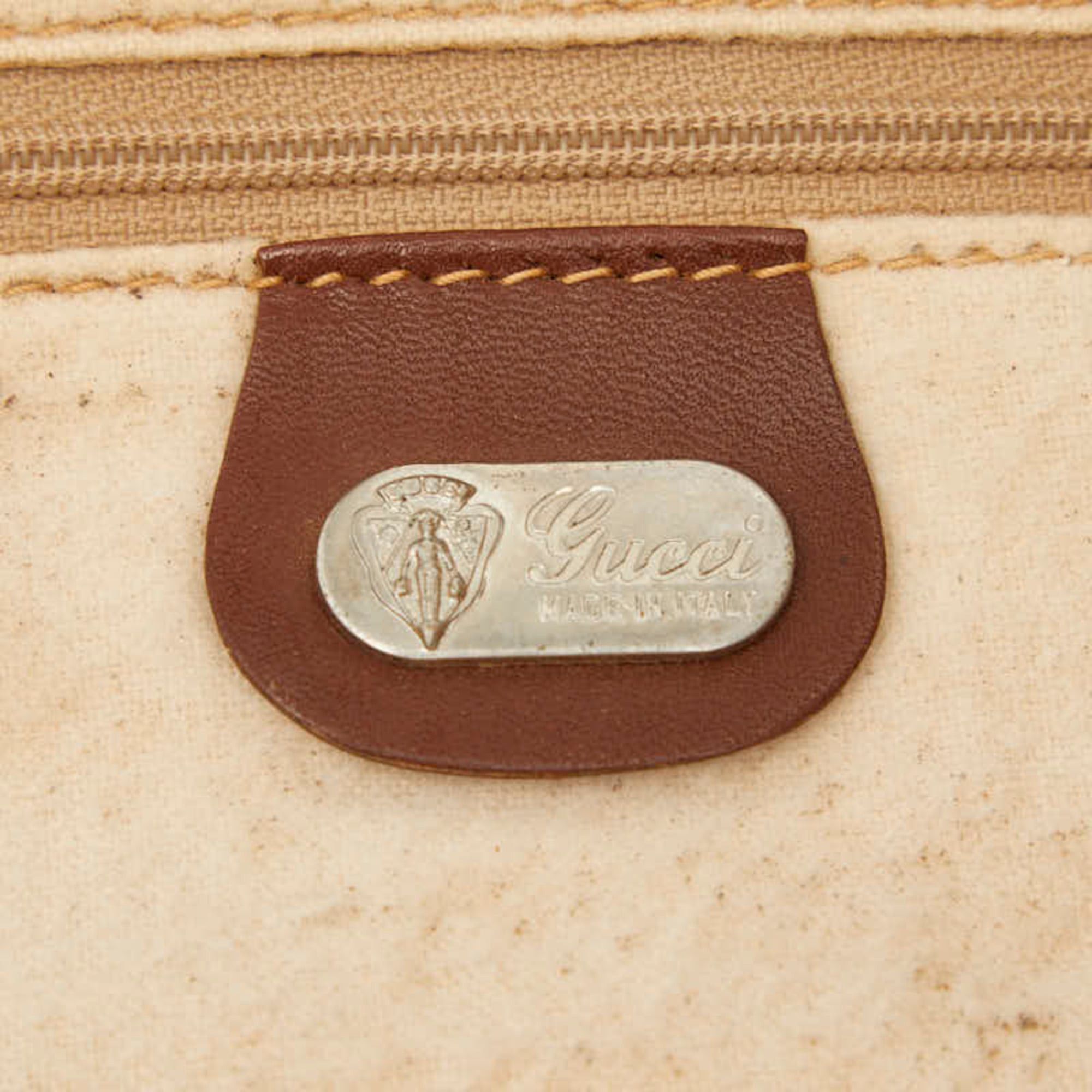 Gucci Gucci Interlocking G Tote Bag Shoulder Brown Leather Women's GUCCI Size ONE SIZE - 10 Thumbnail