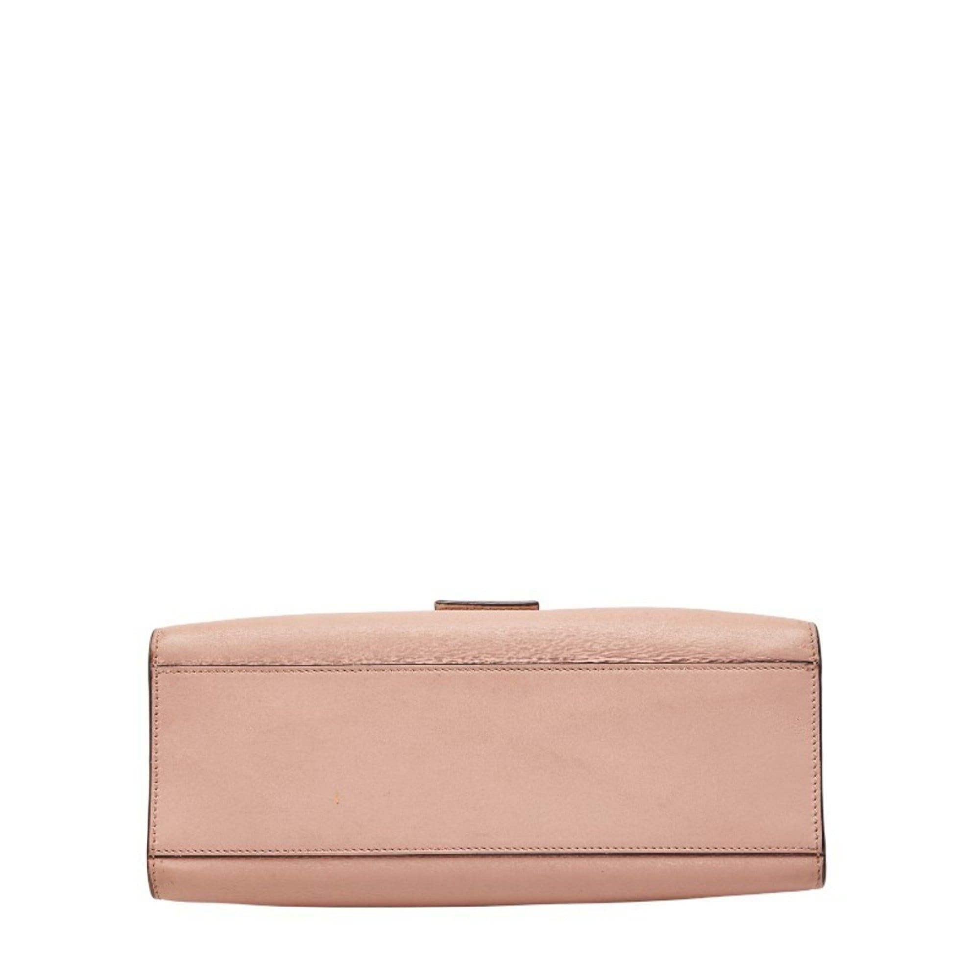 Gucci Gucci Bamboo Pearl Handbag/Shoulder Bag 2WAY 453756 Pink Ivory Leather Women's GUCCI Size ONE SIZE - 3 Thumbnail
