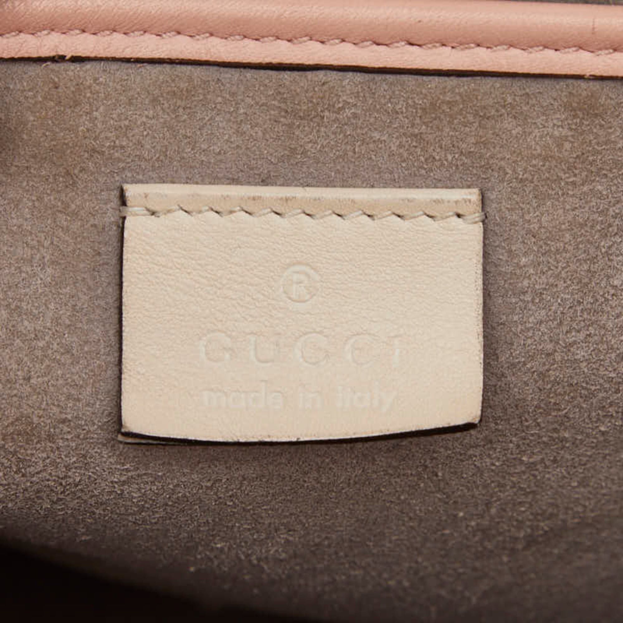 Gucci Gucci Bamboo Pearl Handbag/Shoulder Bag 2WAY 453756 Pink Ivory Leather Women's GUCCI Size ONE SIZE - 15 Thumbnail