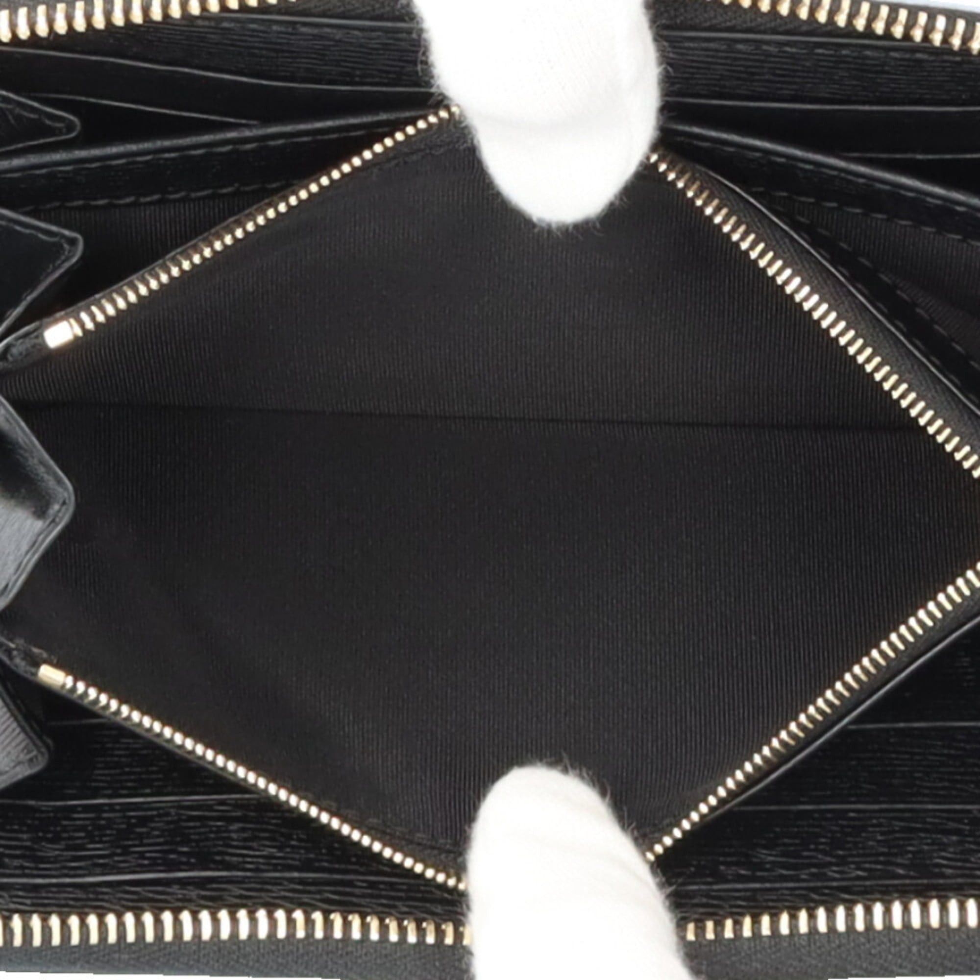 Gucci Pre-owned Gucci Script Zip-Around Wallet, Leather, 772642, Men's/Women's. Size ONE SIZE - 7 Thumbnail