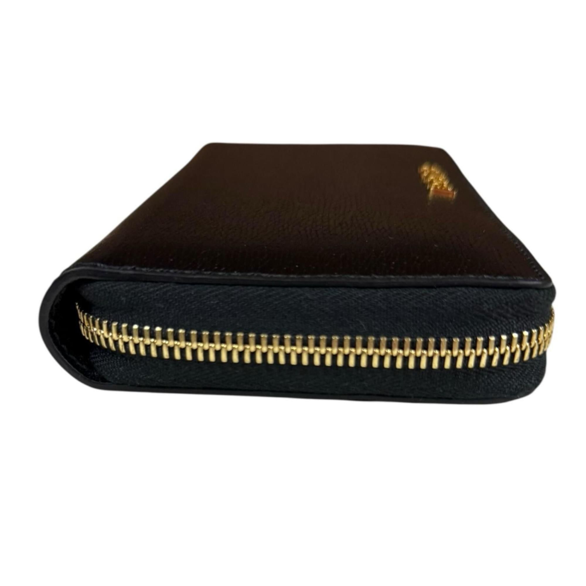Gucci Pre-owned Gucci Script Zip-Around Wallet, Leather, 772642, Men's/Women's. Size ONE SIZE - 3 Thumbnail