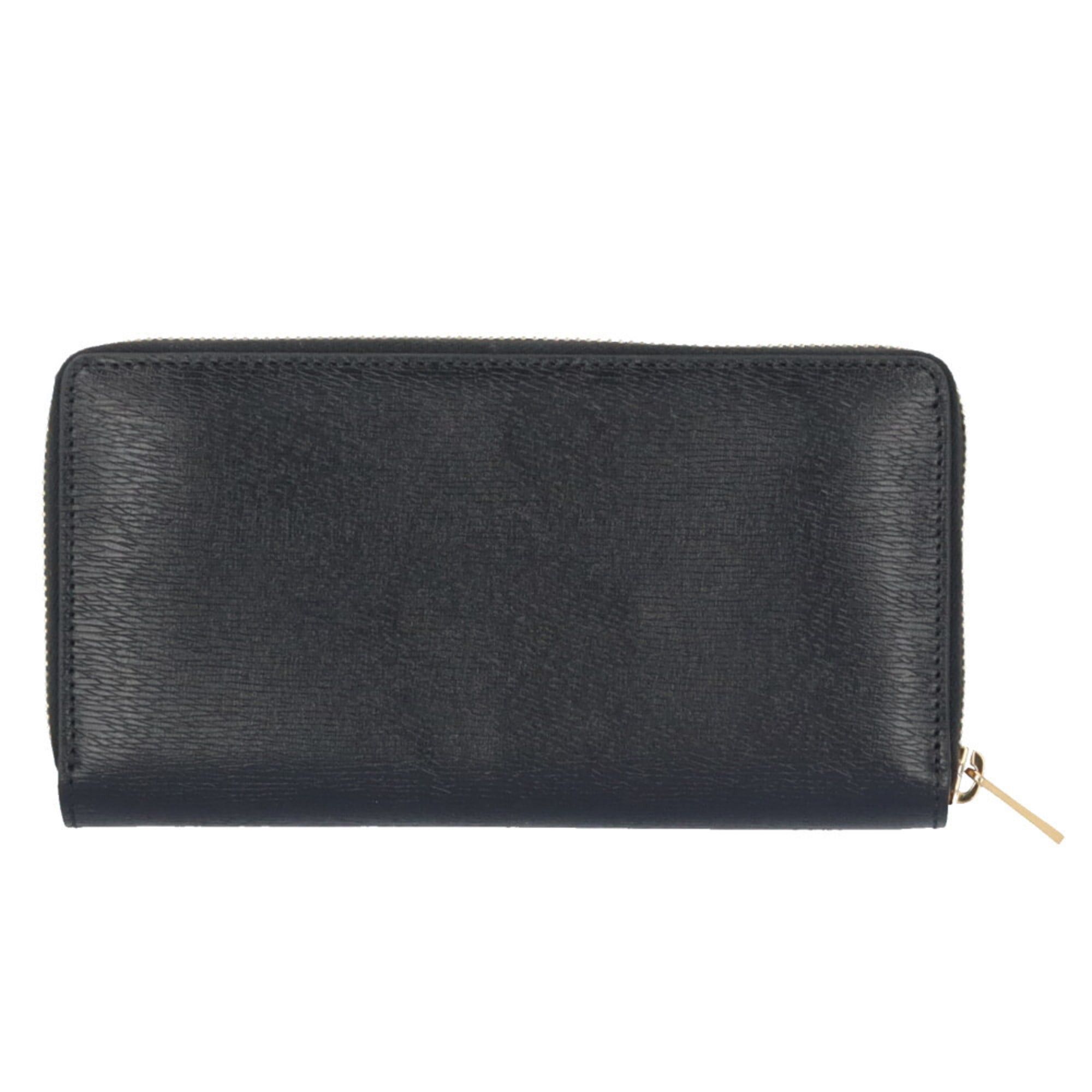 Gucci Pre-owned Gucci Script Zip-Around Wallet, Leather, 772642, Men's/Women's. Size ONE SIZE - 2 Thumbnail
