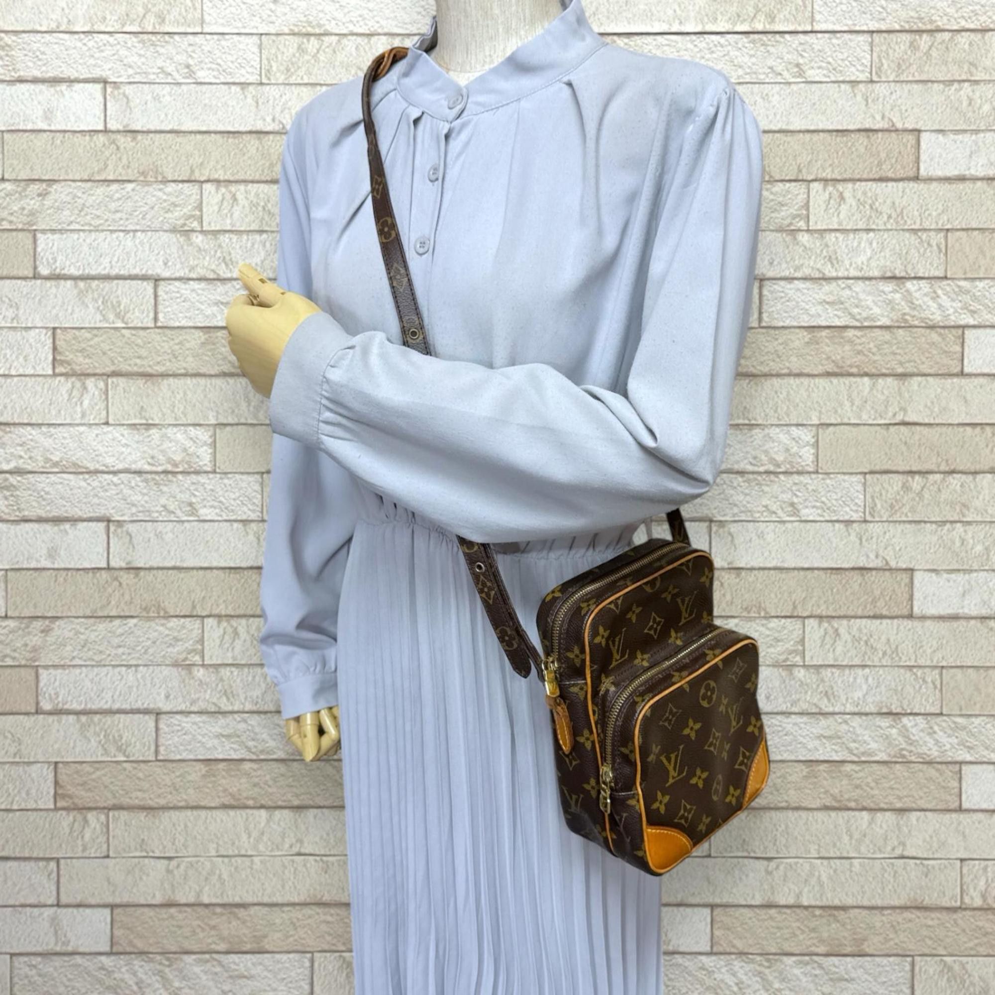 Louis Vuitton Louis Vuitton Amazon Monogram Shoulder Bag Canvas M45236 Brown Women's LOUIS VUITTON Pre-owned Size ONE SIZE - 2 Thumbnail