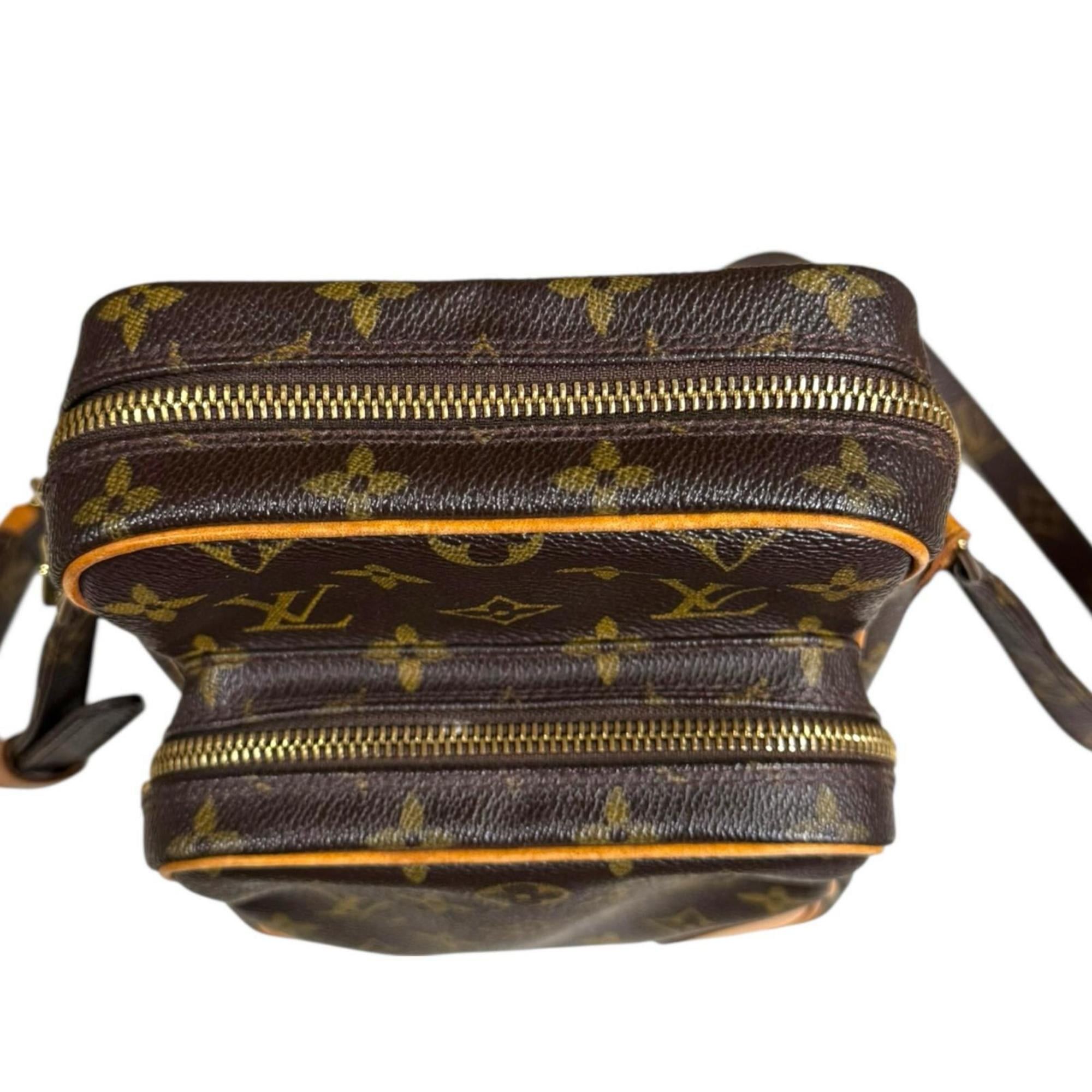Louis Vuitton Louis Vuitton Amazon Monogram Shoulder Bag Canvas M45236 Brown Women's LOUIS VUITTON Pre-owned Size ONE SIZE - 11 Thumbnail