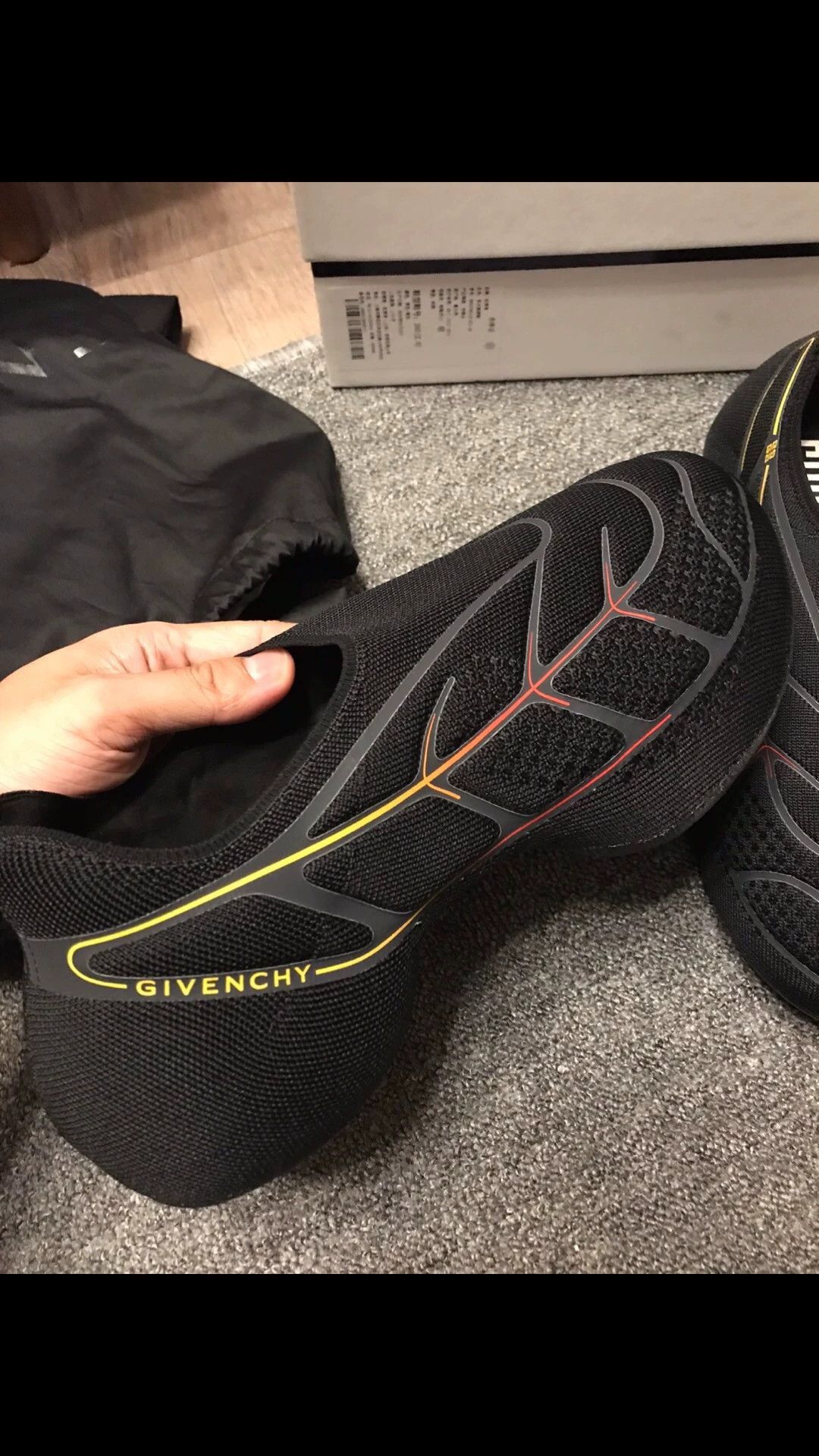 Givenchy Black Mesh Slip-On Casual Shoes Size US 9 / EU 42 - 4 Thumbnail