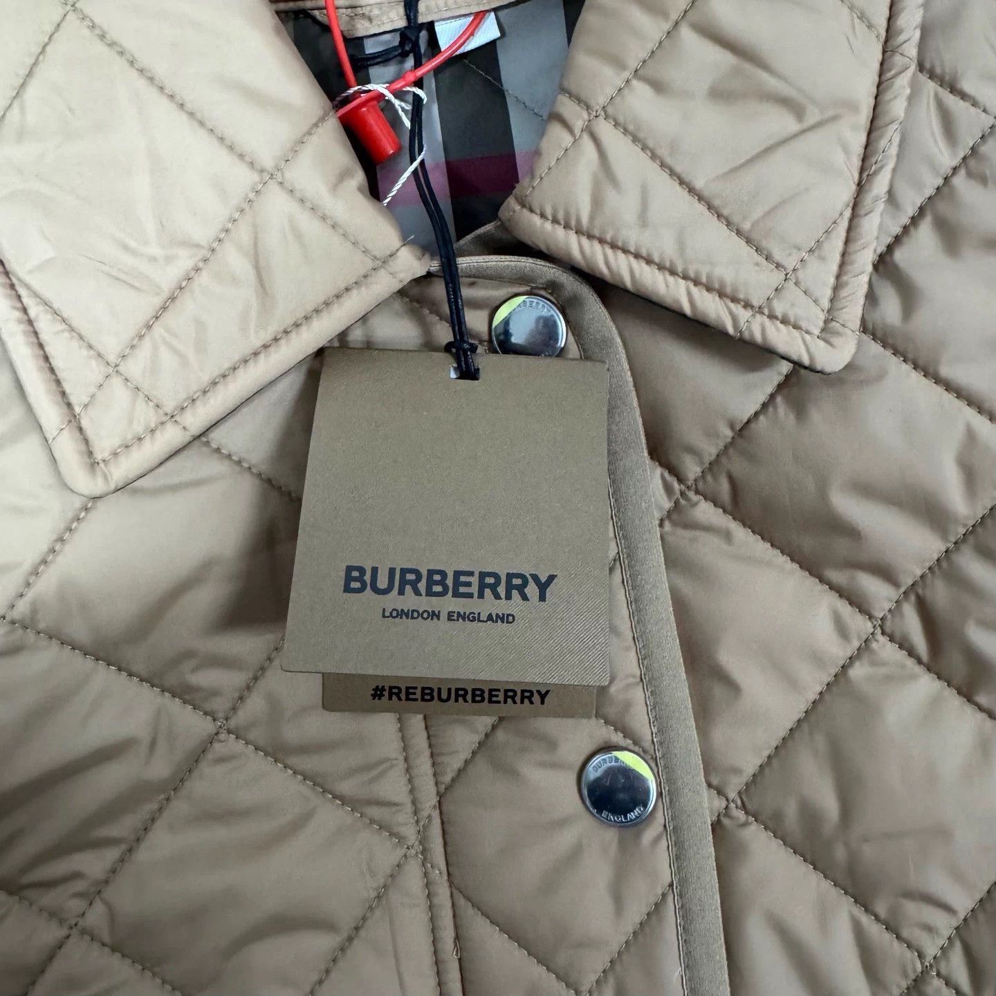 Burberry Beige Quilted Collared Jacket Size M Size US M / EU 48-50 / 2 - 6 Thumbnail