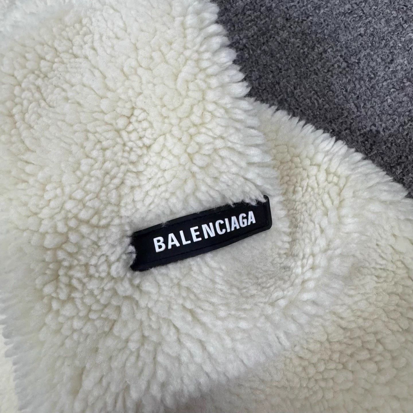 Balenciaga Beige Zip-Up Fleece Hoodie with Hood and Pockets Size US M / EU 48-50 / 2 - 5 Thumbnail