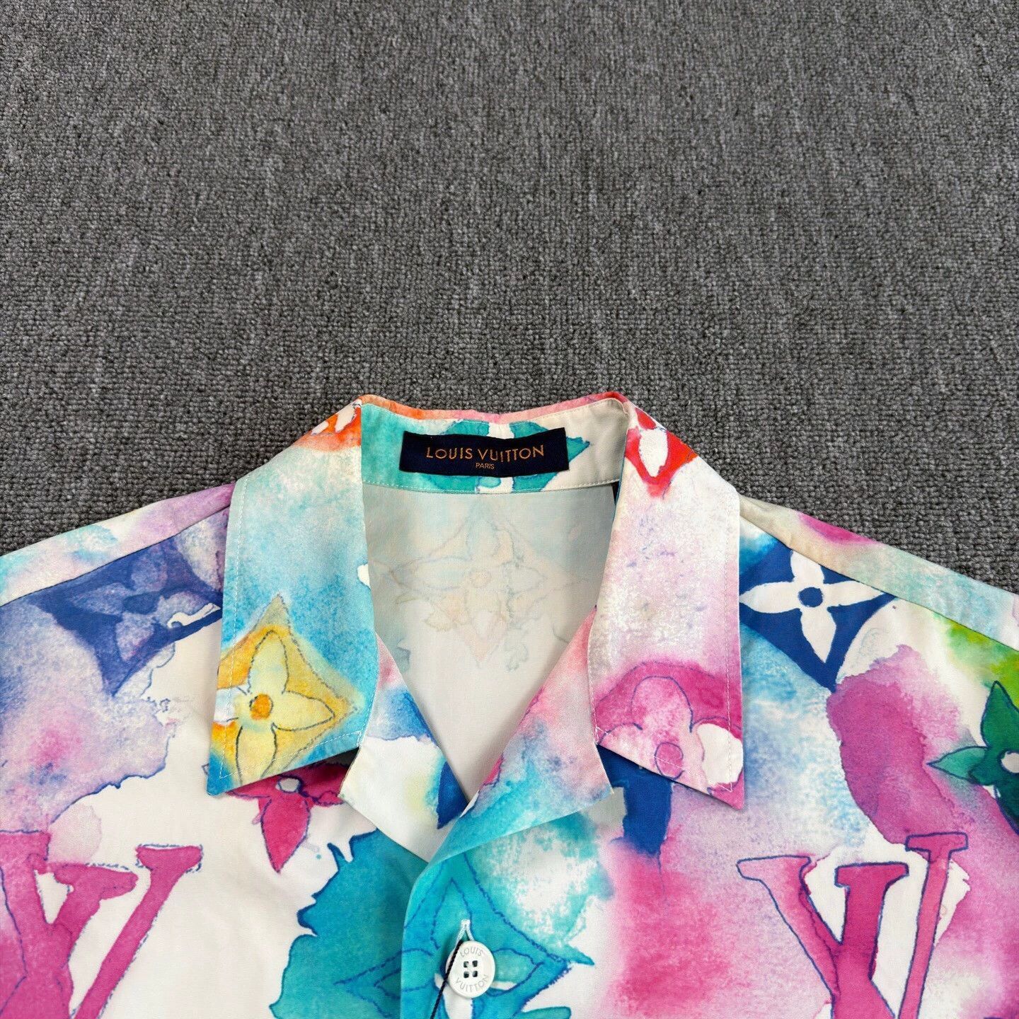 Louis Vuitton Multi Color Short Sleeve Button Up Shirt Size US L / EU 52-54 / 3 - 3 Thumbnail
