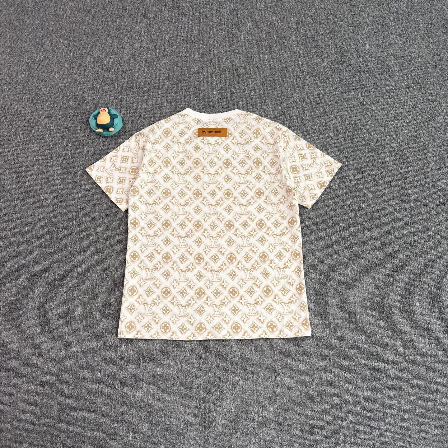 Louis Vuitton Beige Patterned Short-Sleeve Shirt Size US S / EU 44-46 / 1 - 2 Thumbnail