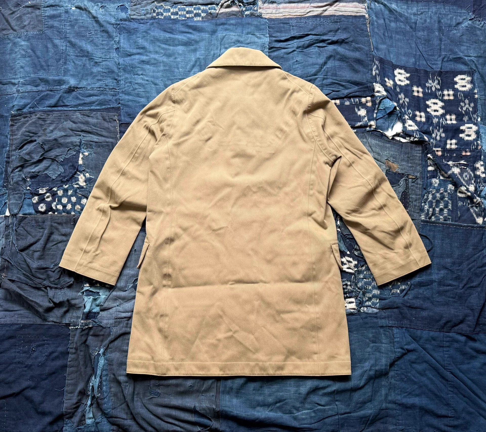 Visvim Beige Long Coat with Collar and Pockets Size US L / EU 52-54 / 3 - 3 Thumbnail