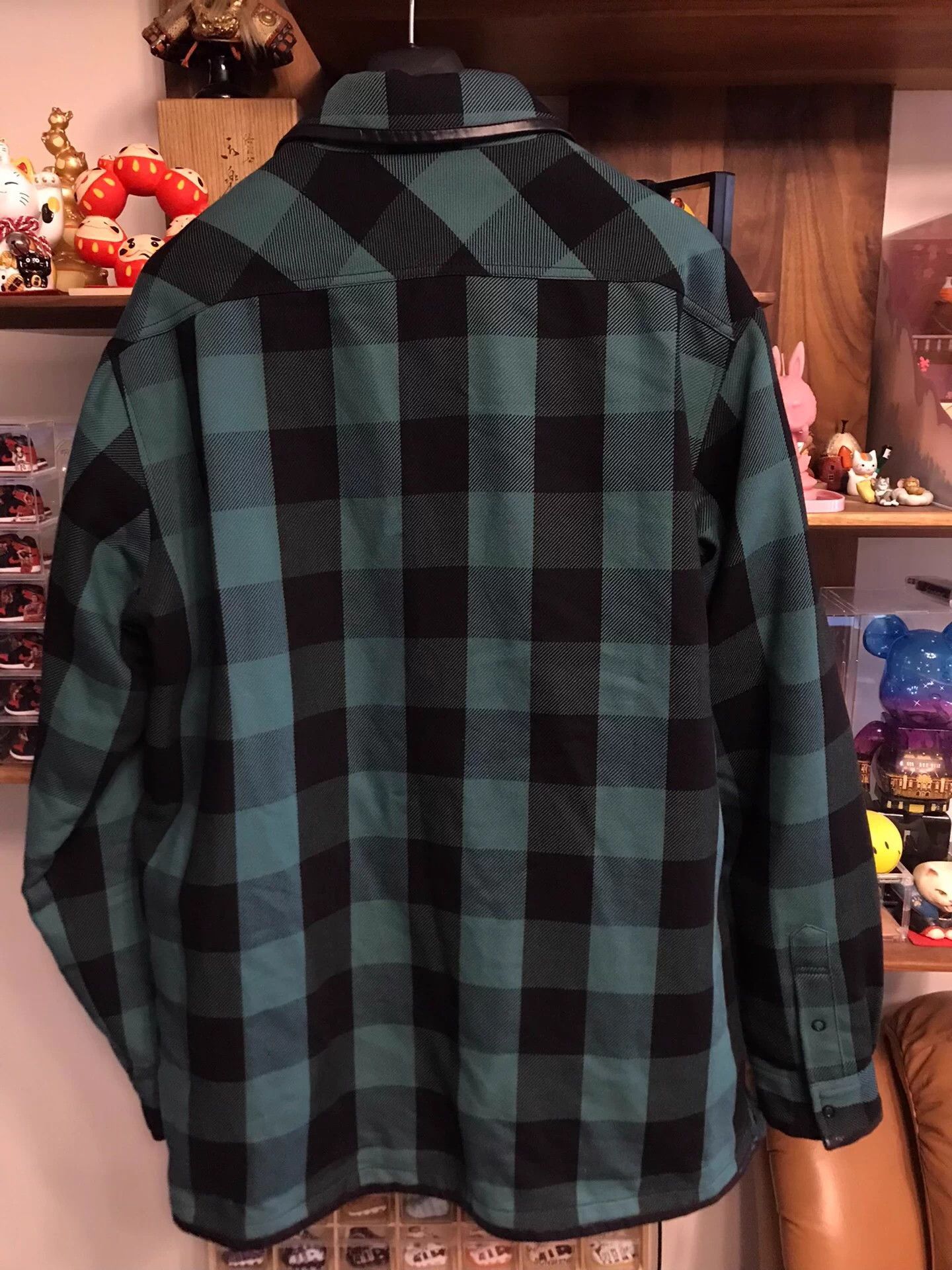 Moncler Green Plaid Long Sleeve Button-Up Shirt XL Size US XL / EU 56 / 4 - 2 Thumbnail