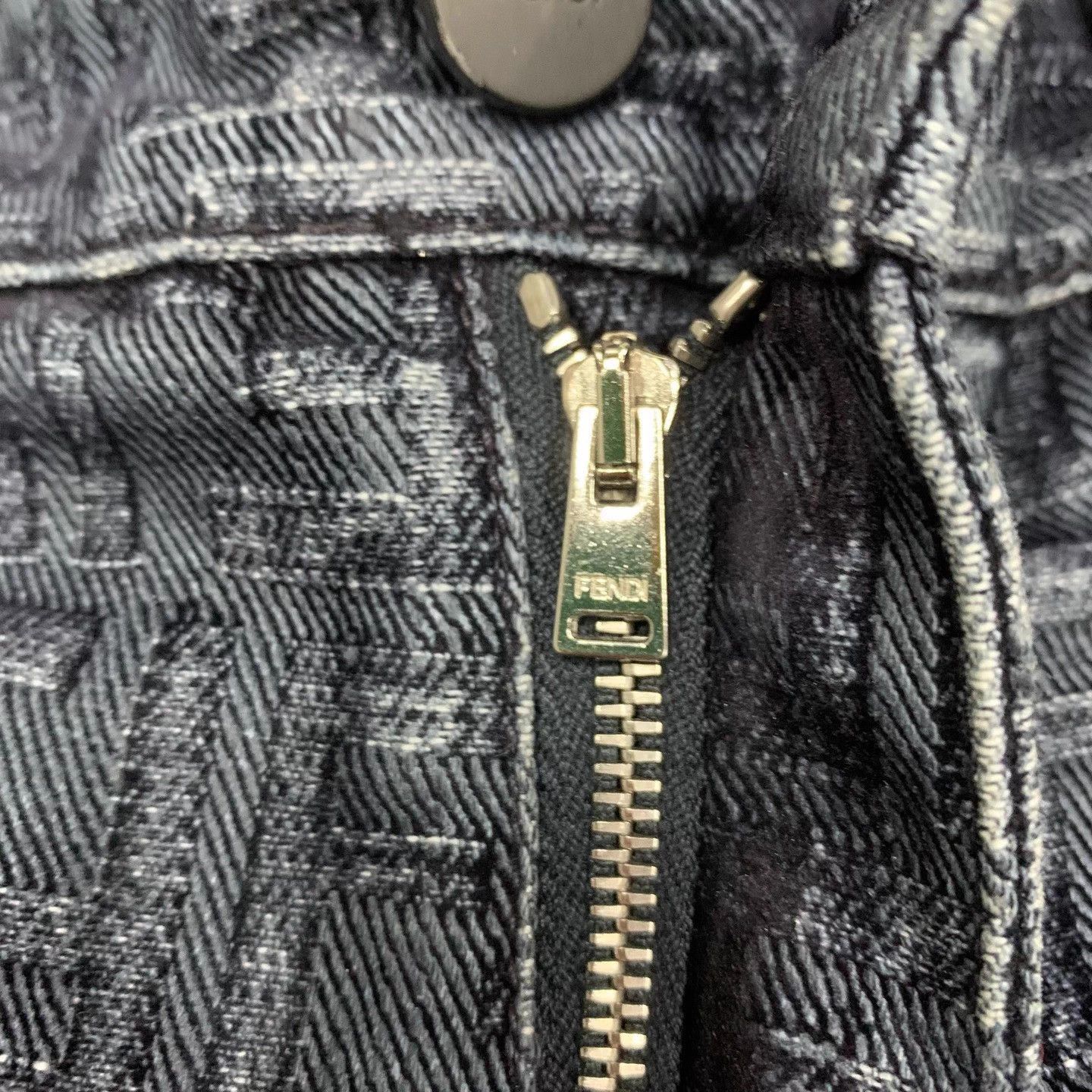 Fendi Blue Patterned Denim Jeans Size 32 Size US 32 / EU 48 - 9 Thumbnail