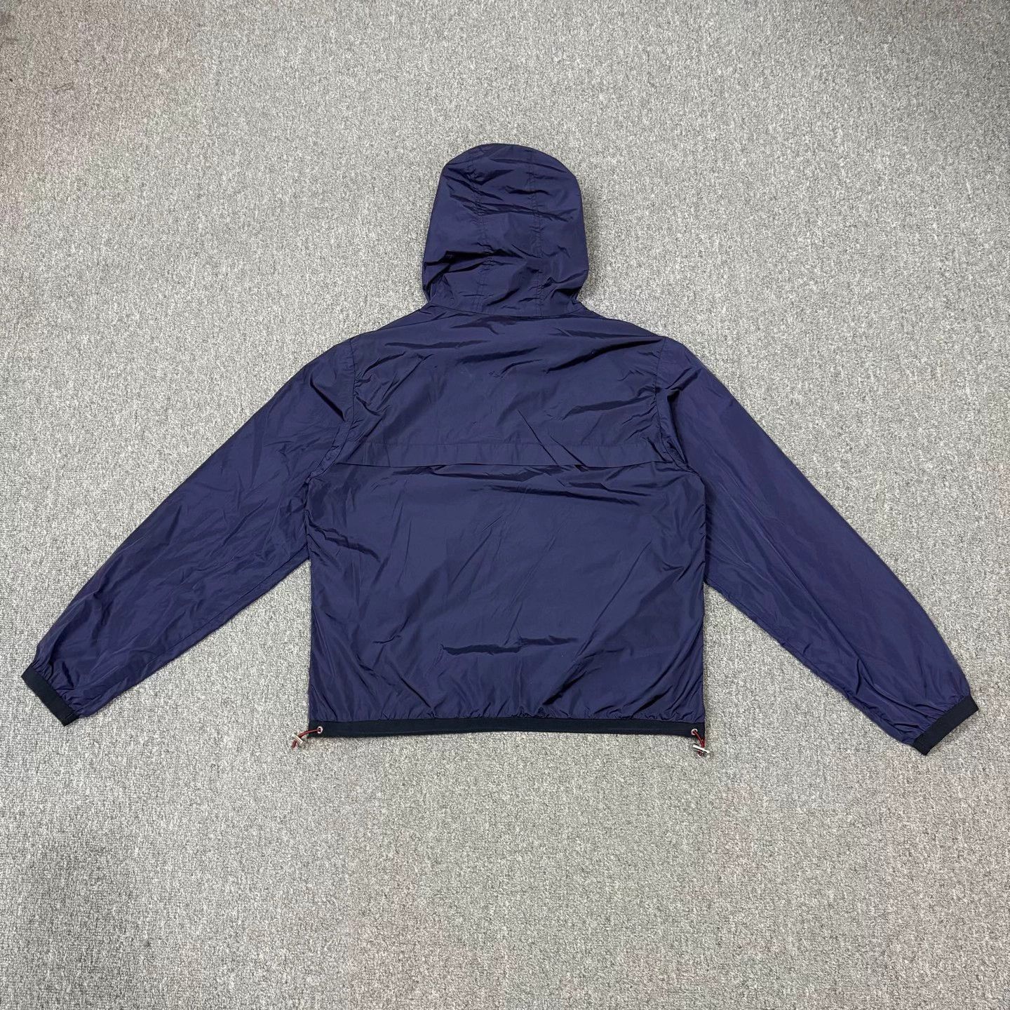 Moncler Blue Hooded Light Jacket with Striped Zipper Size US M / EU 48-50 / 2 - 2 Thumbnail