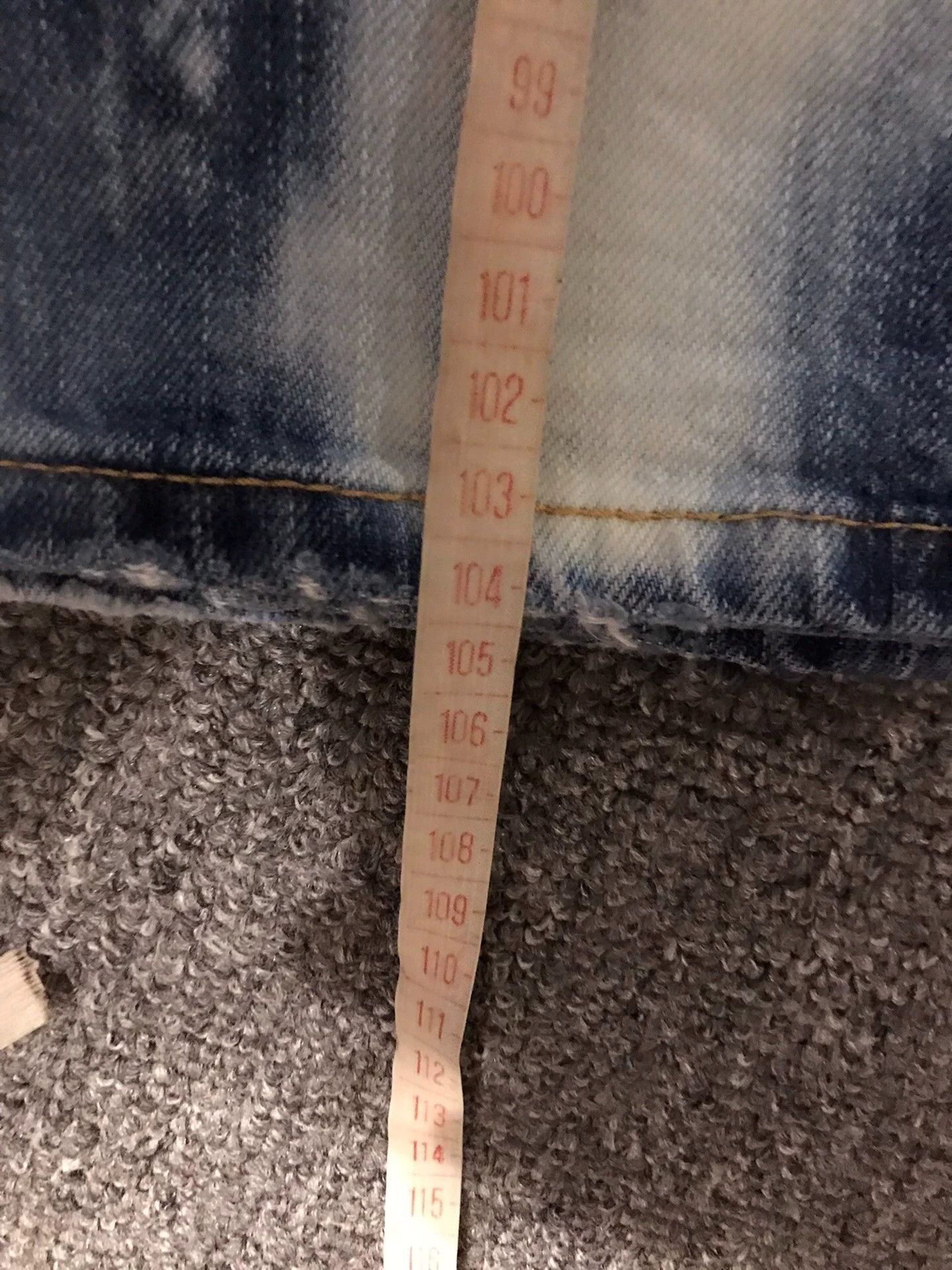 Dsquared2 Blue Tie-Dye Distressed Denim Jeans Size 34 Size US 34 / EU 50 - 8 Thumbnail
