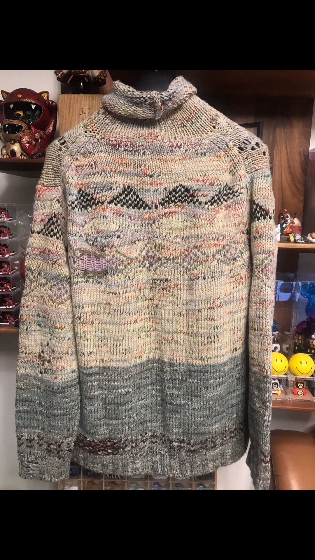 Acne Studios Multi Color Knit Sweater Size L Size US L / EU 52-54 / 3 - 2 Thumbnail