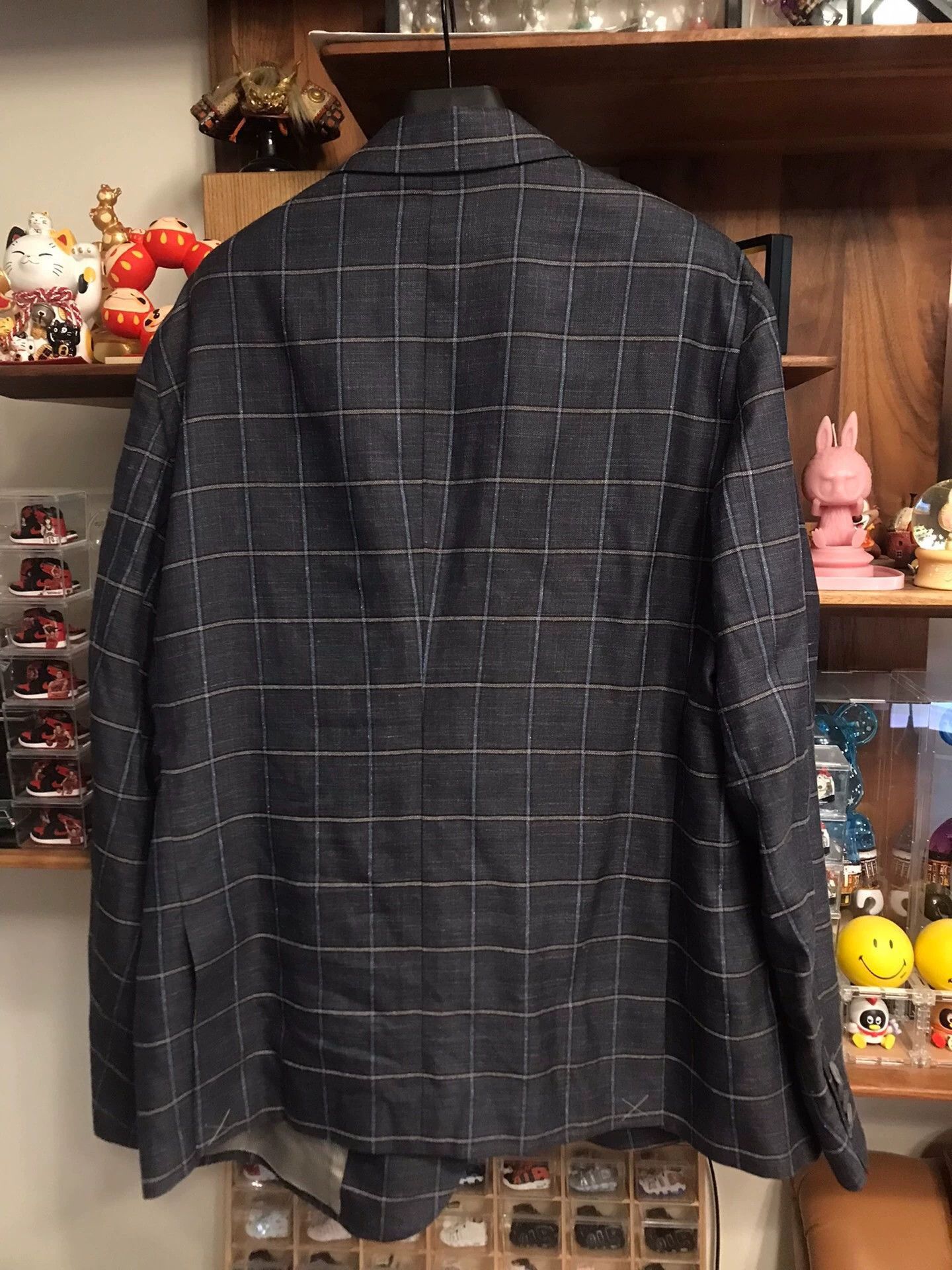 Armani Gray Plaid Blazer - Size XL Size US XL / EU 56 / 4 - 2 Thumbnail