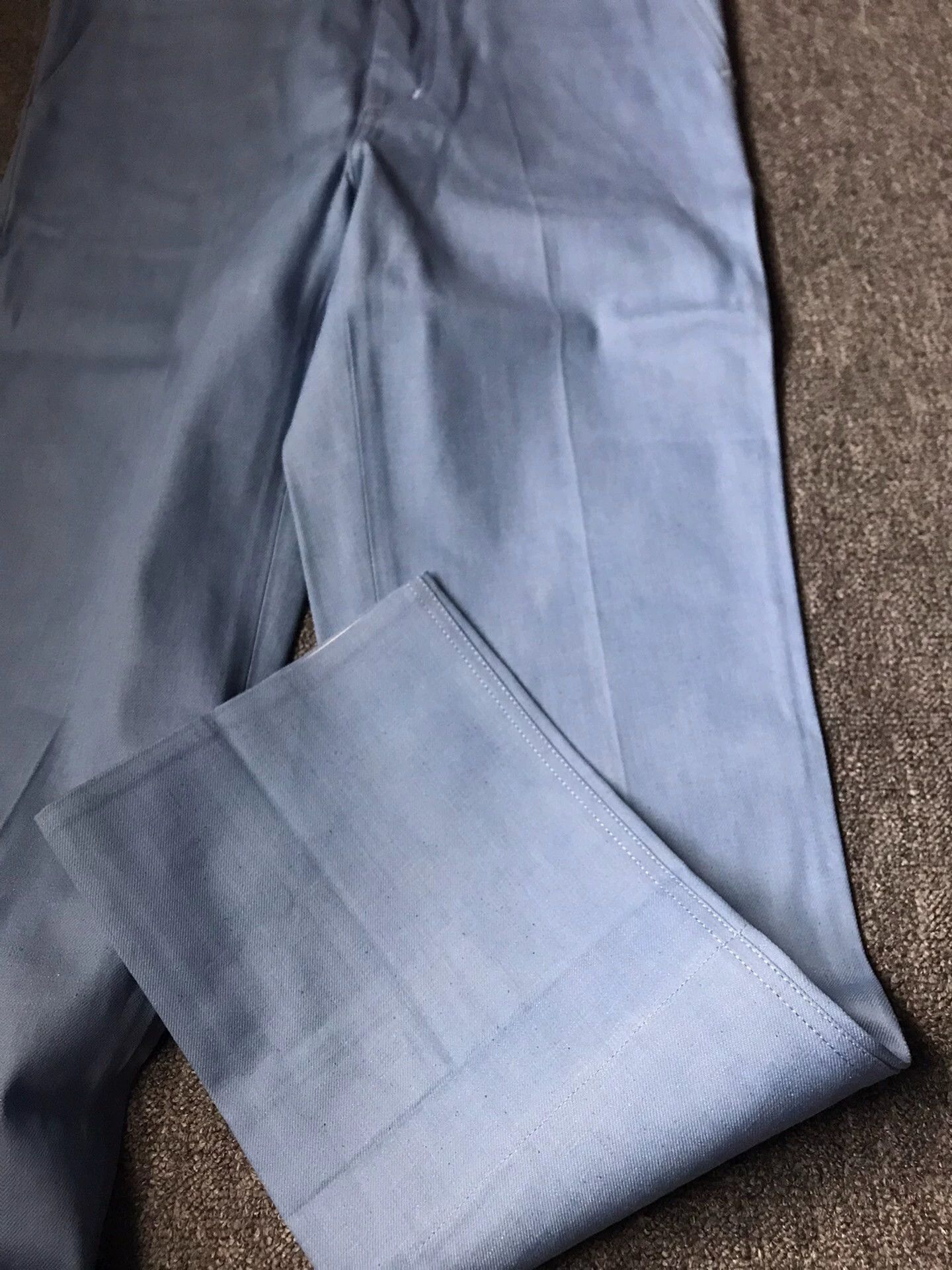Loewe Blue Casual Pants Size 38 Size US 27 - 2 Thumbnail
