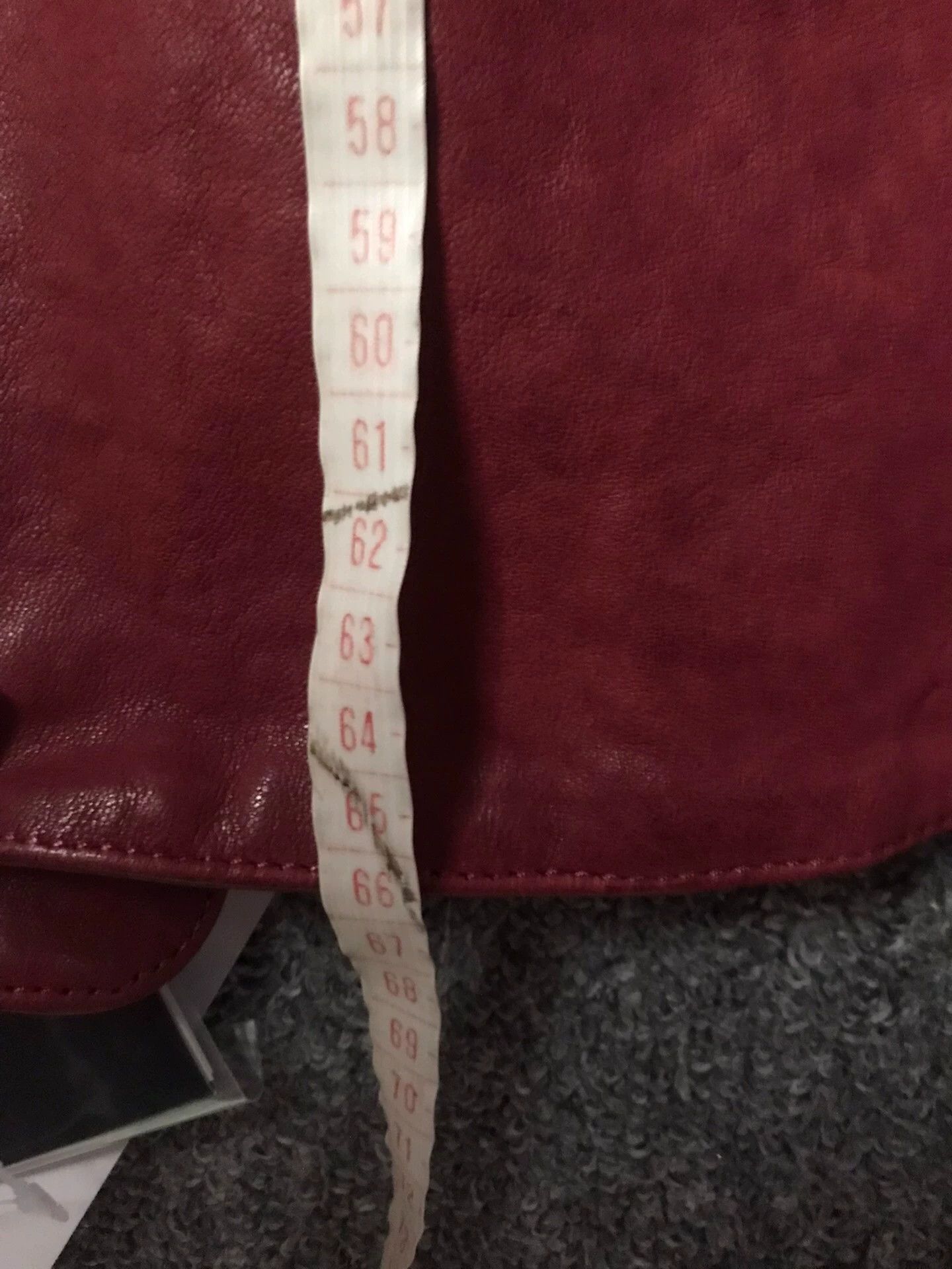 Emporio Armani Red Studded Leather Biker Jacket Size US M / EU 48-50 / 2 - 9 Thumbnail