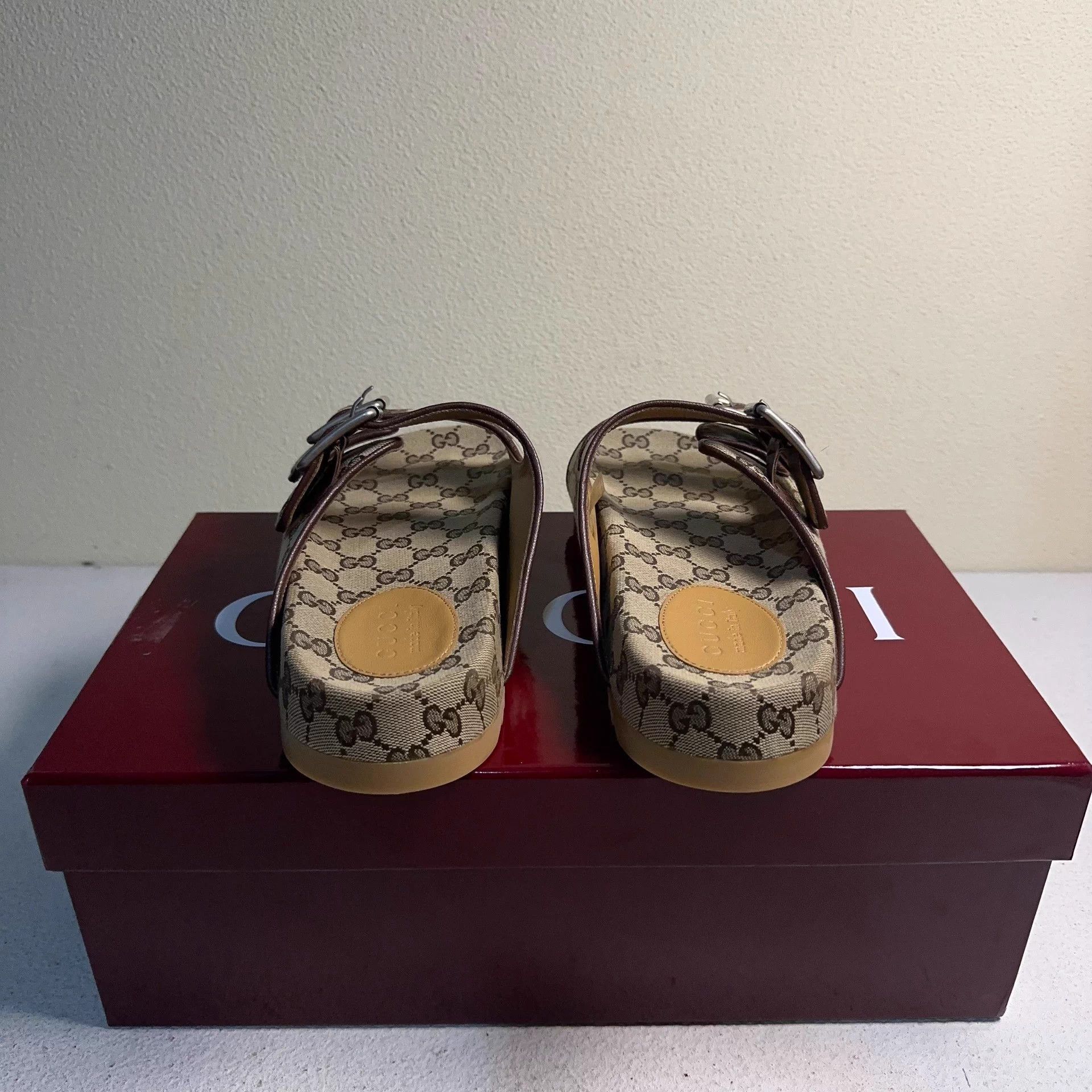 Gucci Multi Pattern Double Buckle Slide Sandals Size 8 Size US 8 / EU 41 - 3 Thumbnail