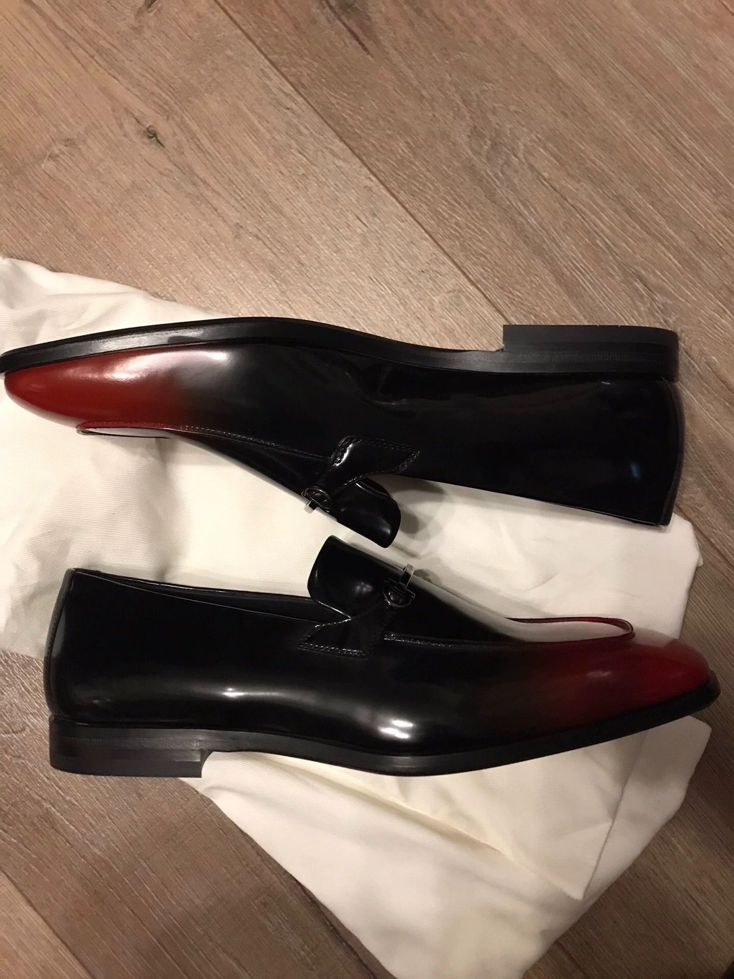 Salvatore Ferragamo Multi-Color Gradient Slip-On Loafers Size US 8.5 / EU 41-42 - 8 Thumbnail