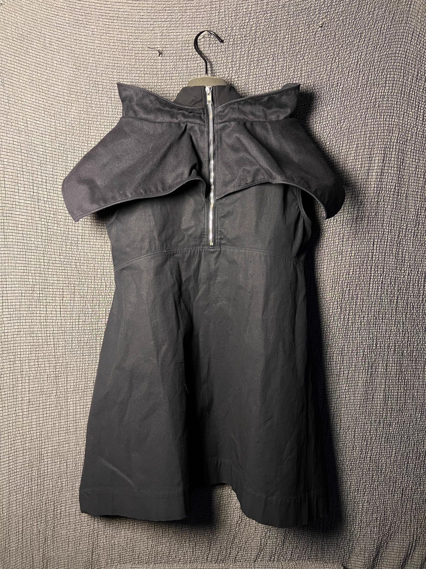 Rick Owens Black Sleeveless Asymmetrical Cowl Neck Top Size US XS / EU 42 / 0 - 2 Thumbnail