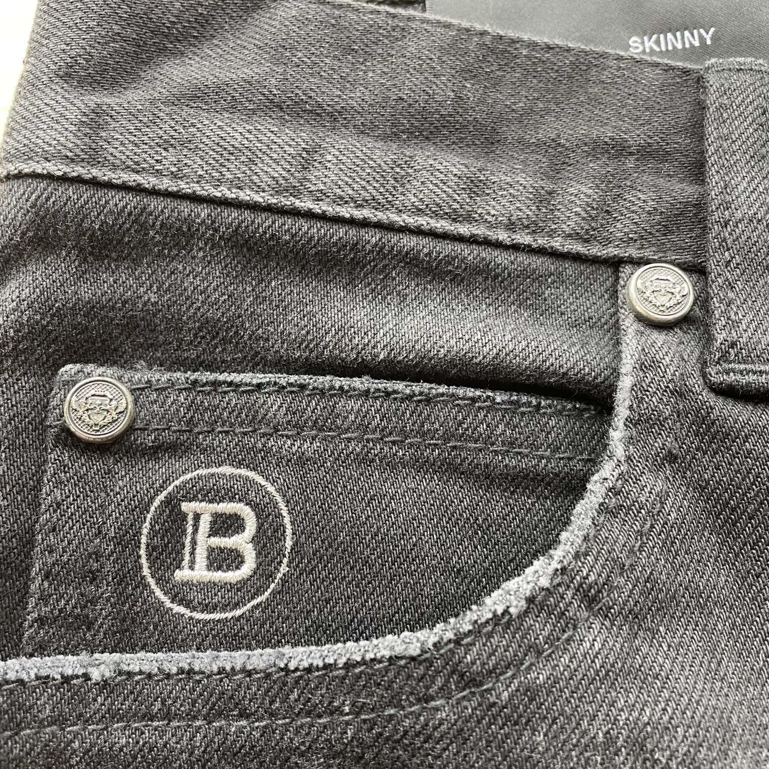 Balmain Black Distressed Denim Jeans Size 32 Size US 32 / EU 48 - 4 Thumbnail