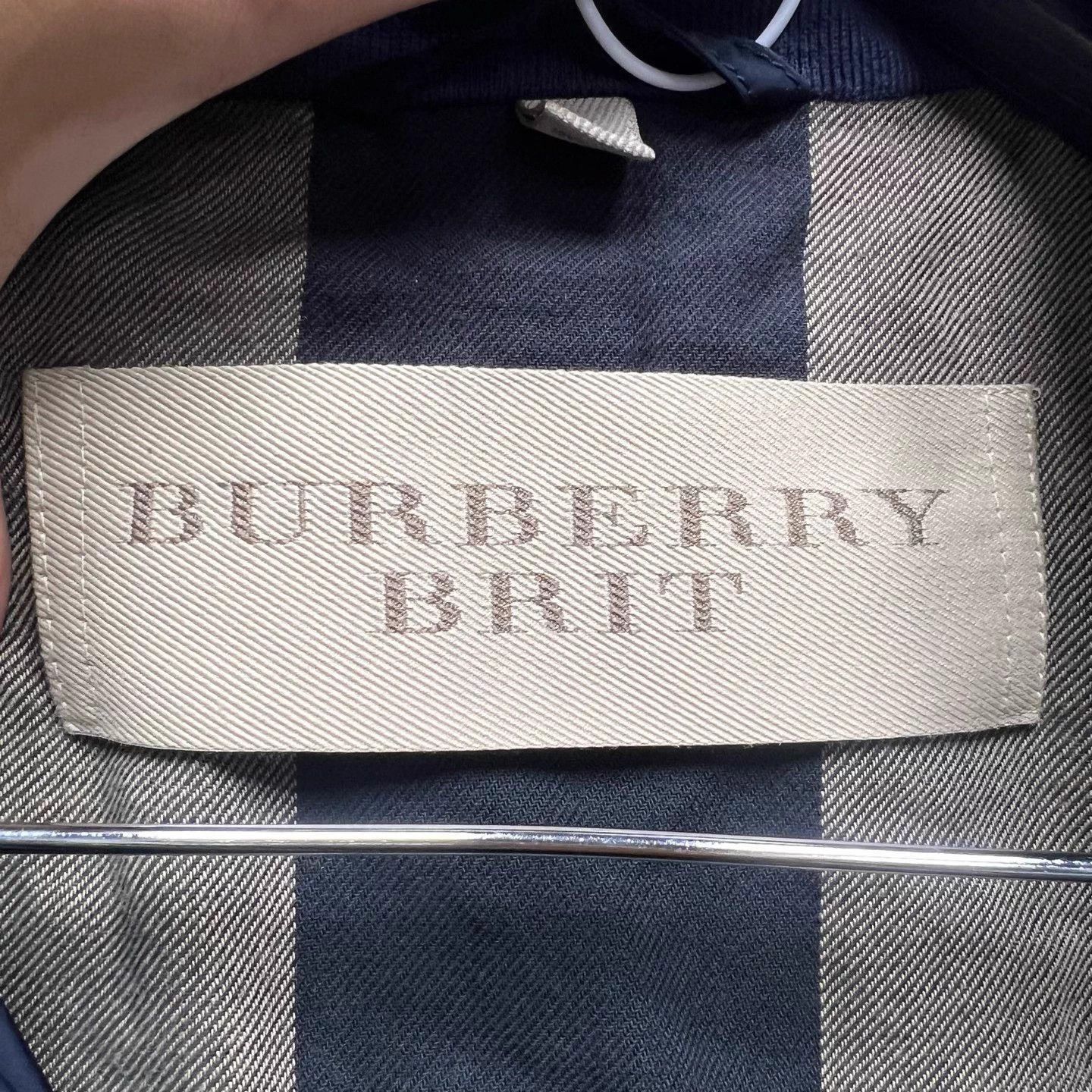 Burberry Blue Lightweight Zip-Up Jacket Size US L / EU 52-54 / 3 - 3 Thumbnail