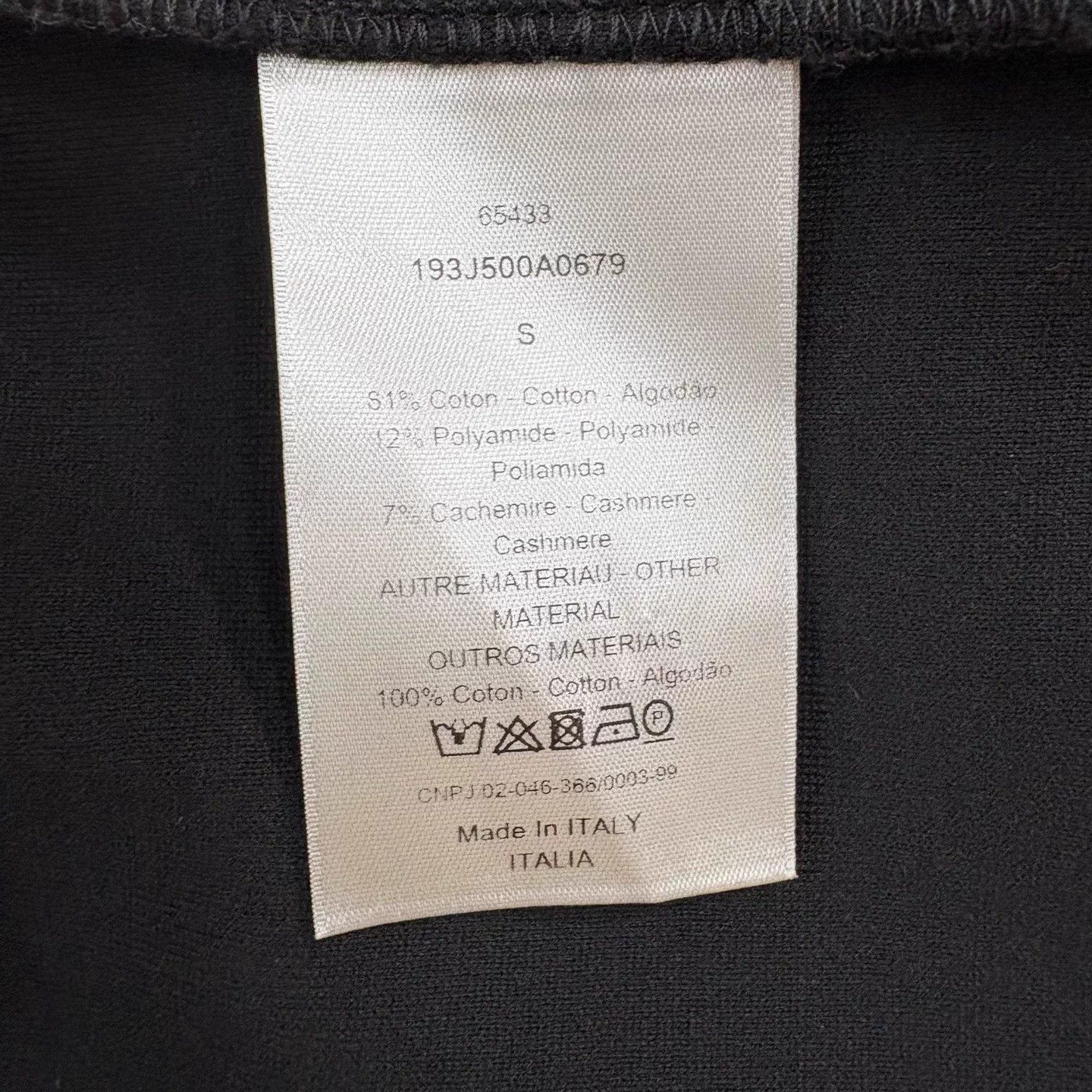 Dior Black Long-Sleeve Button-Up Shirt with Chest Pockets Size US S / EU 44-46 / 1 - 4 Thumbnail