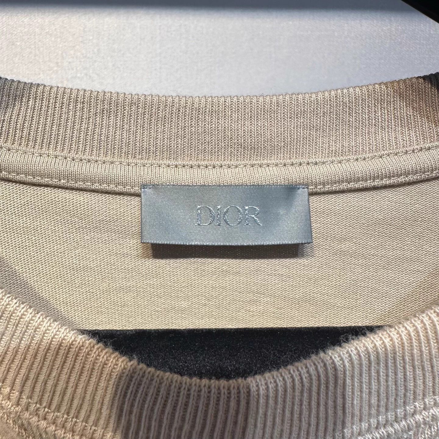 Dior Beige Short-Sleeve T-Shirt Size L Size US L / EU 52-54 / 3 - 4 Thumbnail