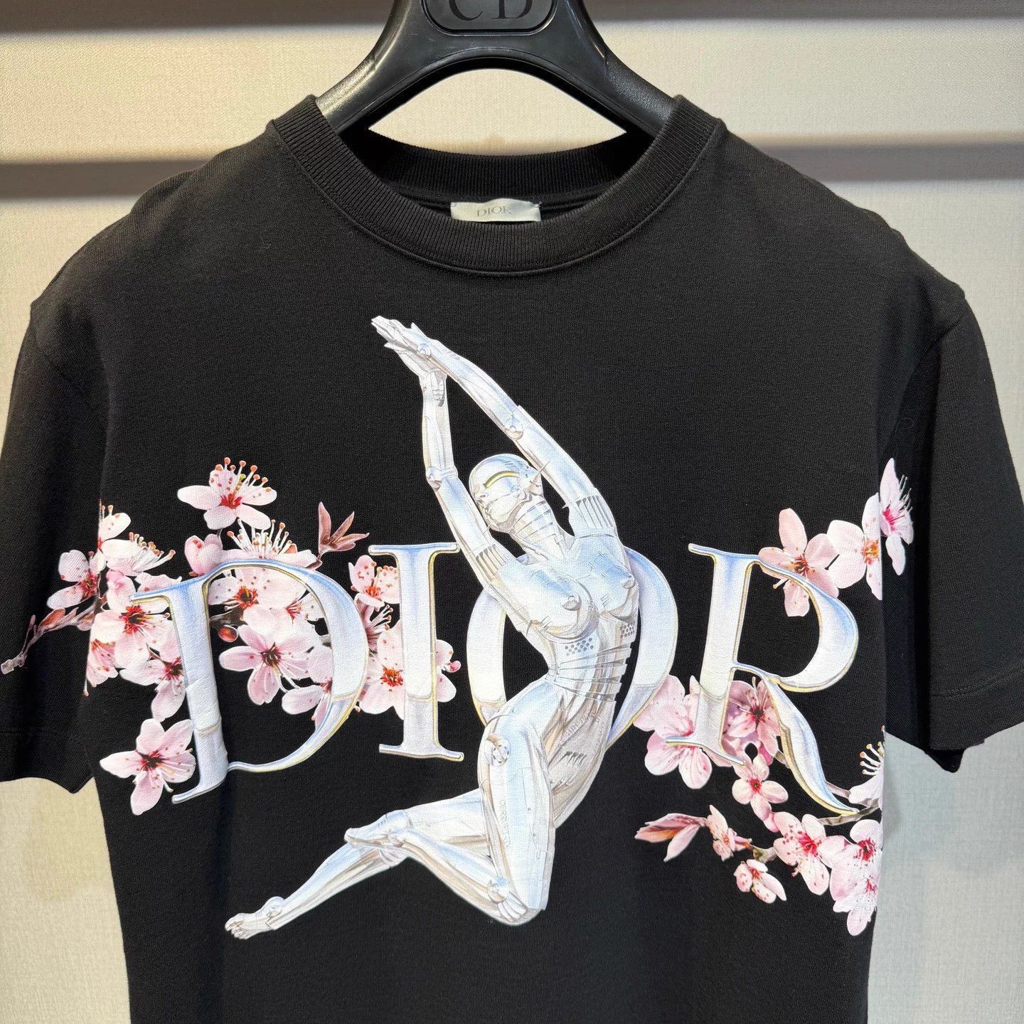Dior Black Graphic Print Short Sleeve T-Shirt Size US XS / EU 42 / 0 - 3 Thumbnail