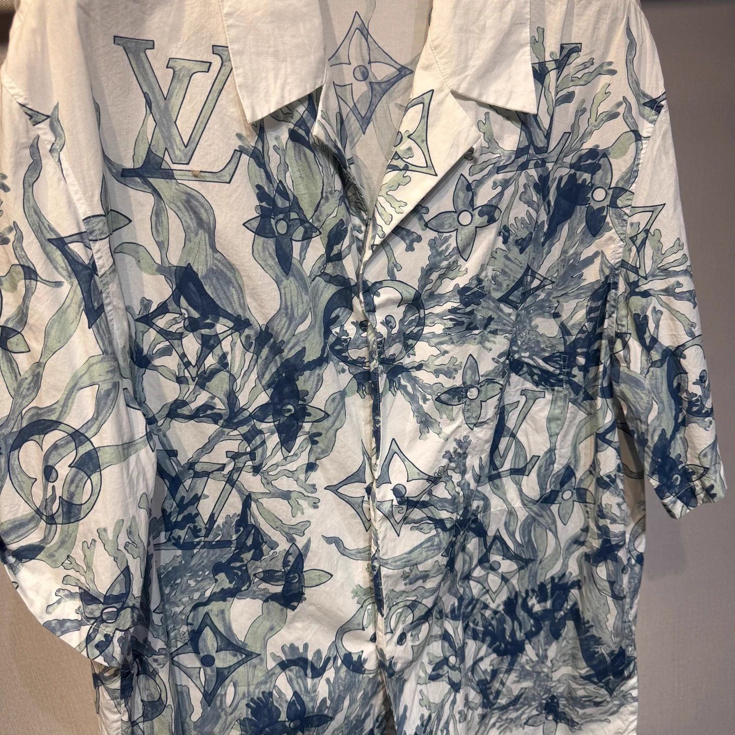 Louis Vuitton Multi-Print Short-Sleeve Button-Up Shirt Size US M / EU 48-50 / 2 - 6 Thumbnail
