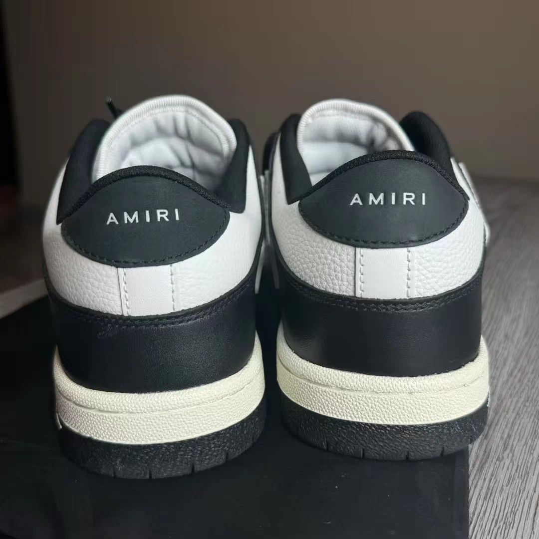 Amiri Black and White Low-Top Sneakers Size US 10 / EU 43 - 5 Thumbnail