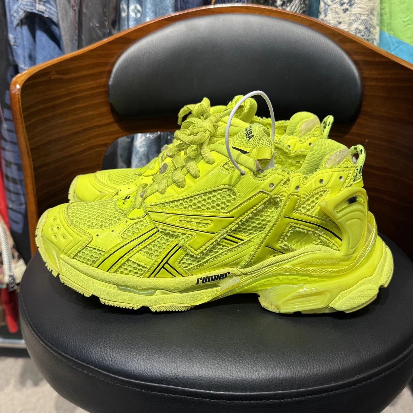 Balenciaga Yellow High-Top Sneakers Size 7 Size US 7 / EU 40 - 6 Thumbnail
