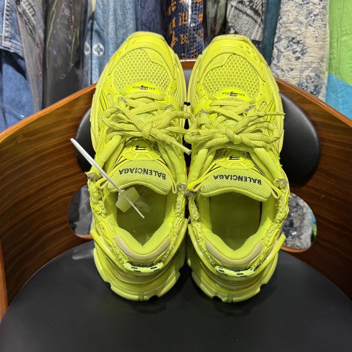 Balenciaga Yellow High-Top Sneakers Size 7 Size US 7 / EU 40 - 7 Thumbnail
