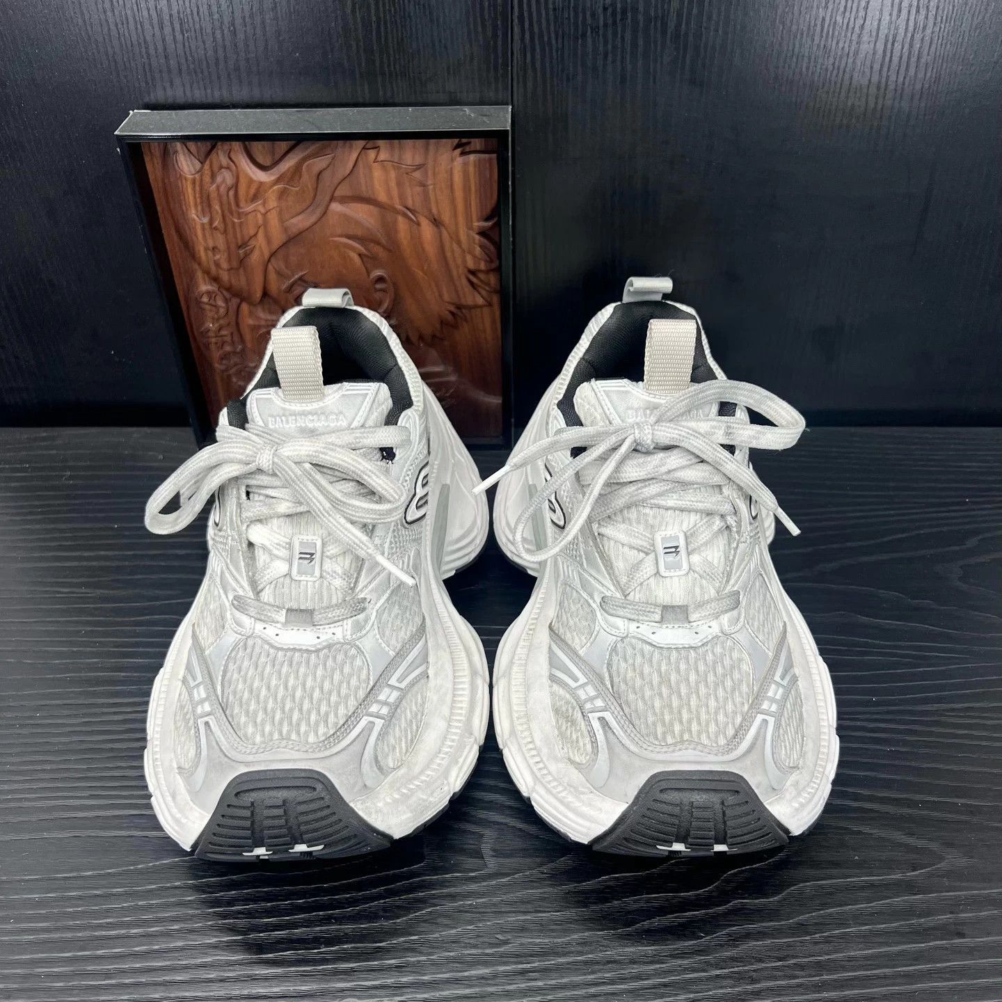 Balenciaga Gray Low-Top Sneakers Size 6 Size US 6 / EU 39 - 4 Thumbnail