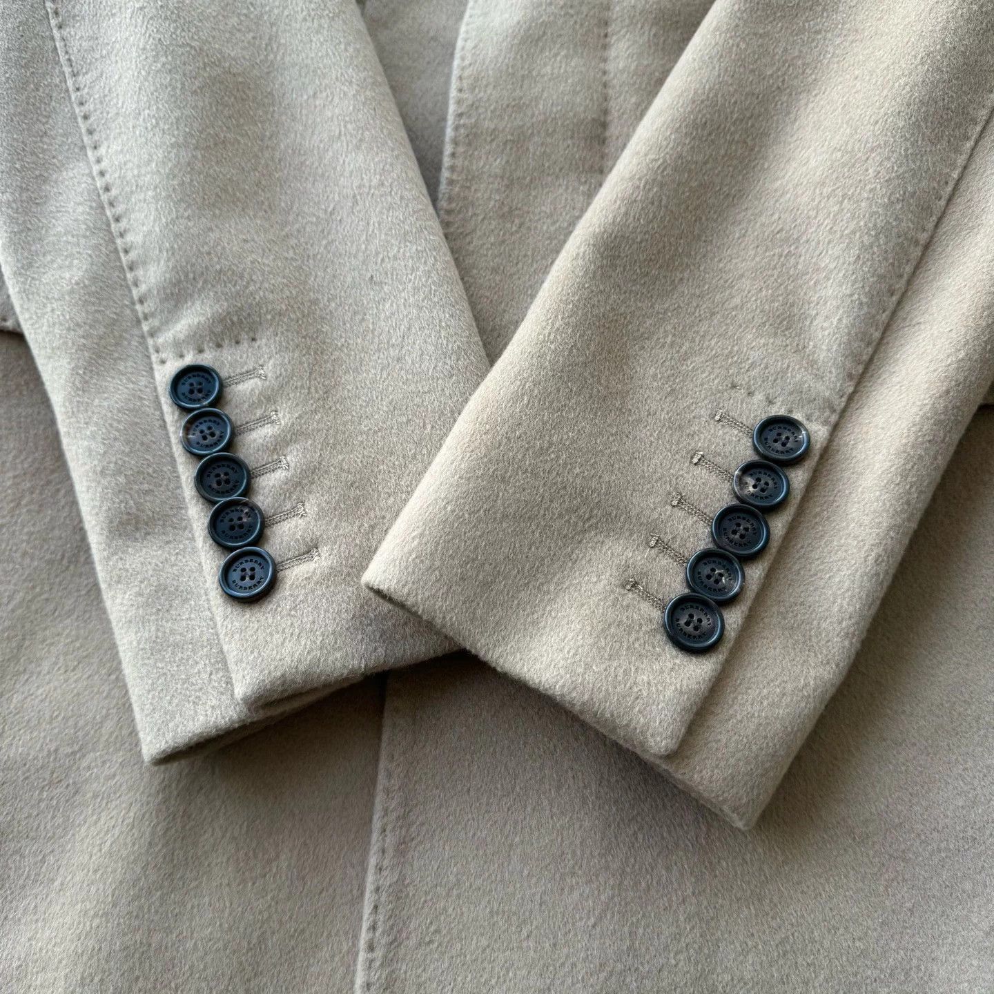 Burberry Beige Long Wool Blend Coat Size M Size US M / EU 48-50 / 2 - 5 Thumbnail