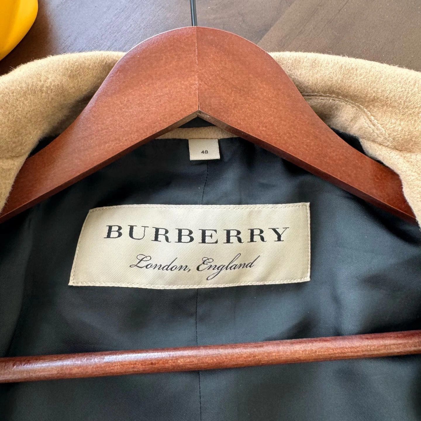 Burberry Beige Long Wool Blend Coat Size M Size US M / EU 48-50 / 2 - 6 Thumbnail