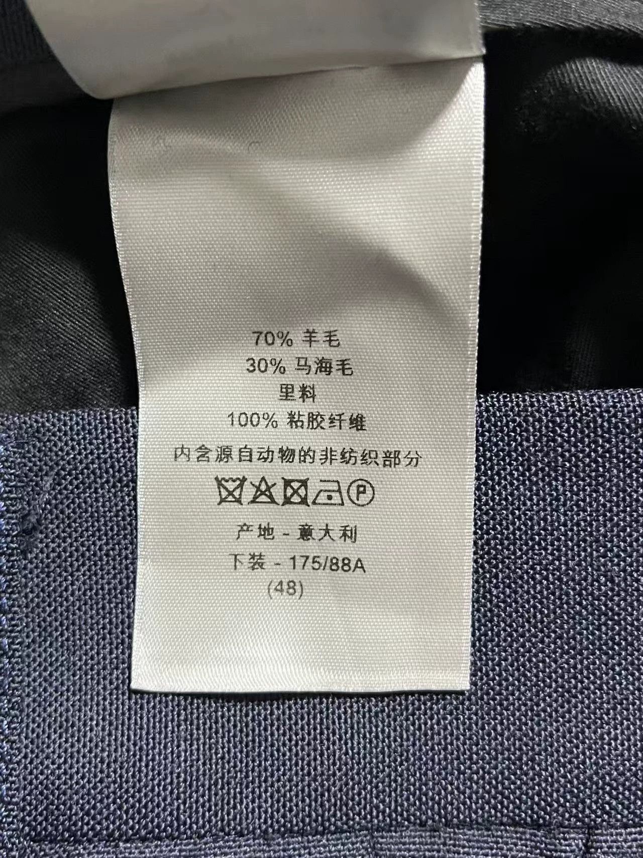 Dior Blue Tailored Casual Pants Size 32 Size US 32 / EU 48 - 6 Thumbnail