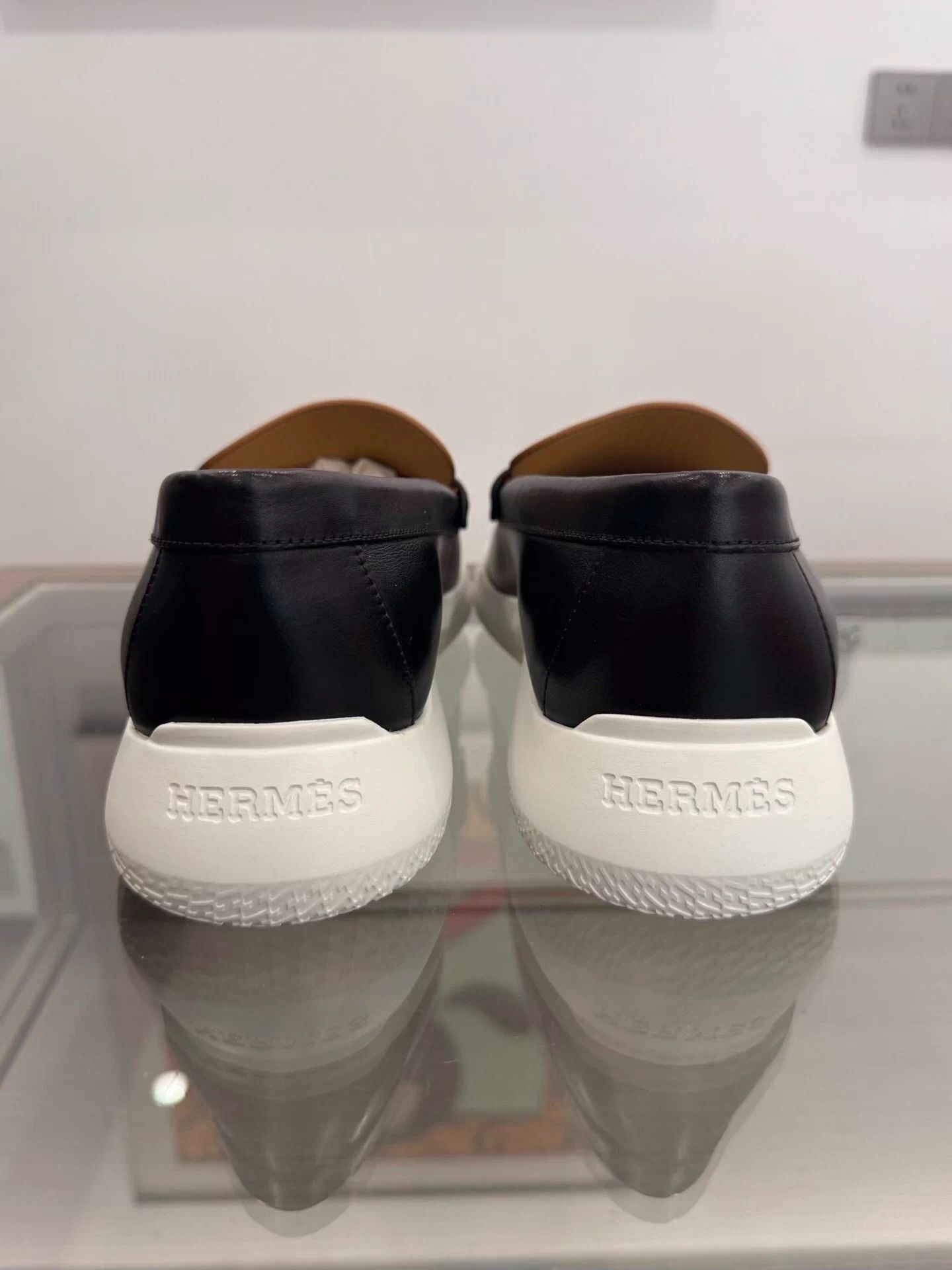 Hermes Brown Slip-On Shoes Size 8 Size US 8 / EU 41 - 4 Thumbnail