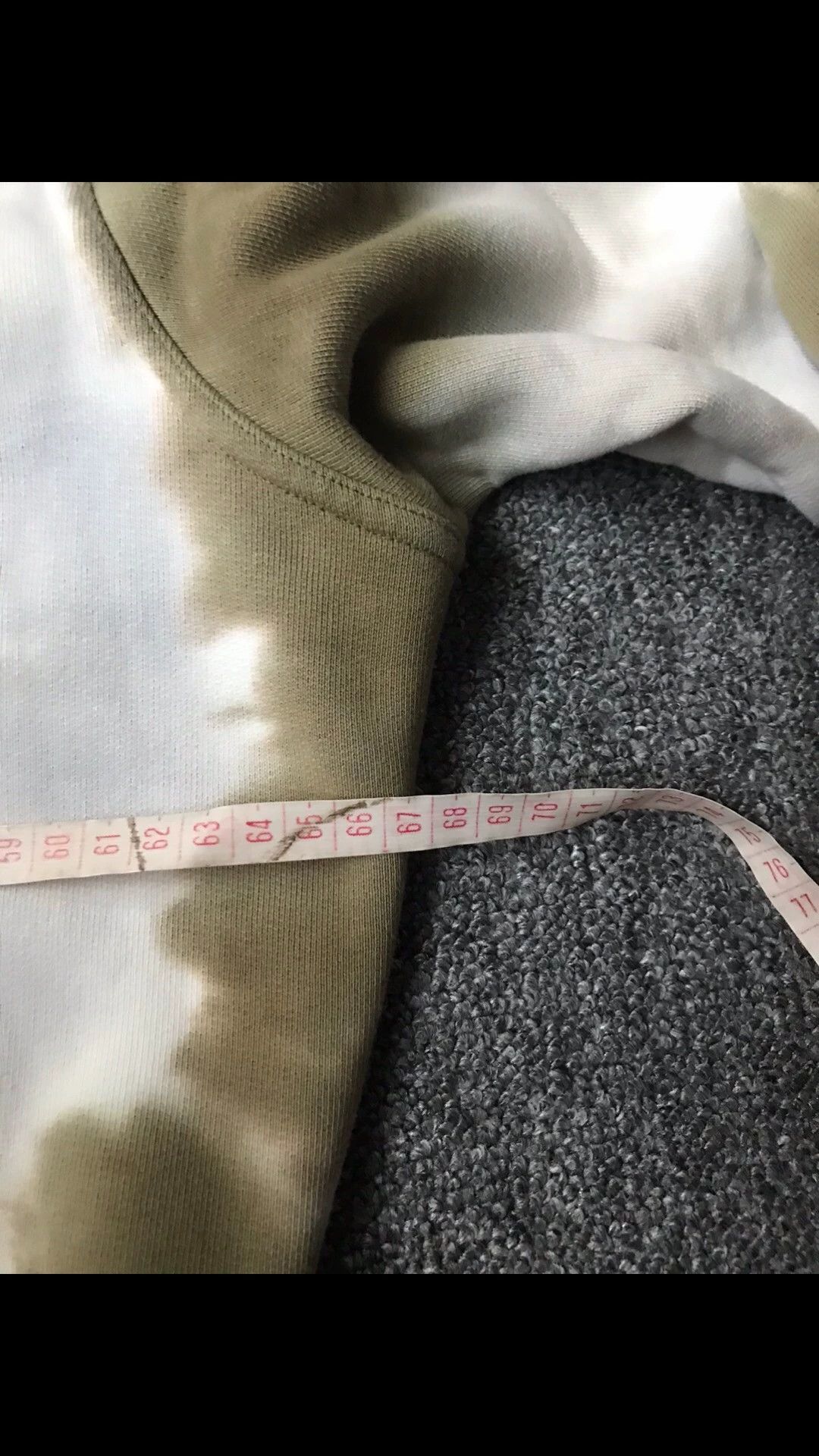 Givenchy Green Tie-Dye Oversized Hoodie XS Size US XS / EU 42 / 0 - 7 Thumbnail