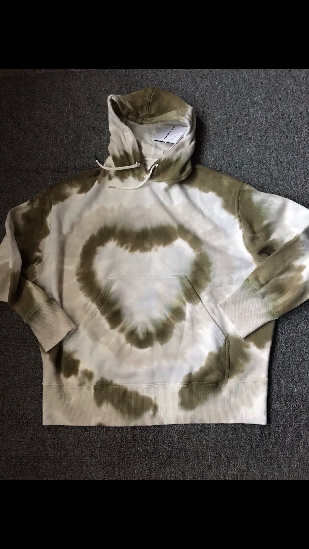 Givenchy Green Tie-Dye Oversized Hoodie XS Size US XS / EU 42 / 0 - 3 Thumbnail