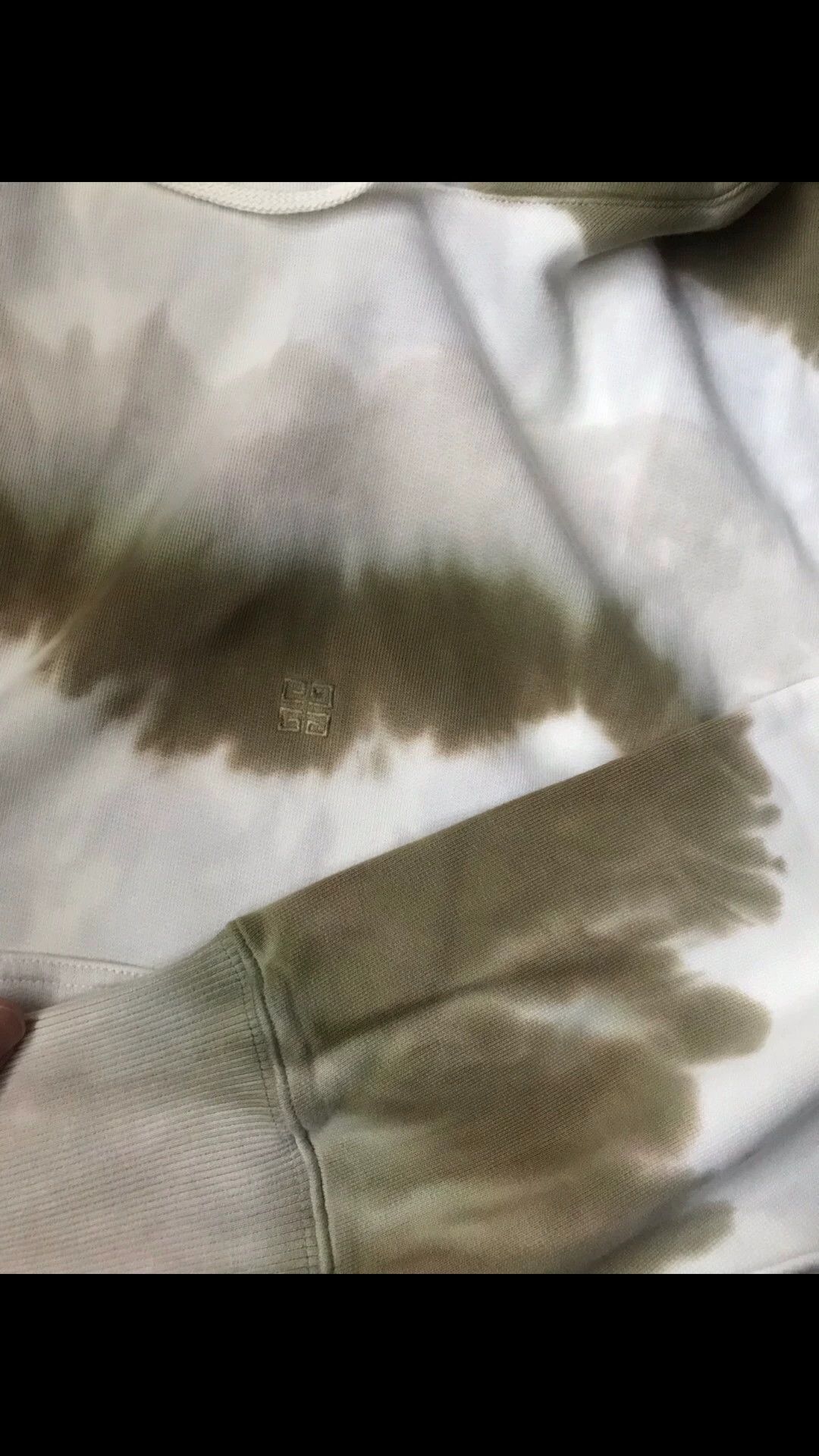 Givenchy Green Tie-Dye Oversized Hoodie XS Size US XS / EU 42 / 0 - 4 Thumbnail