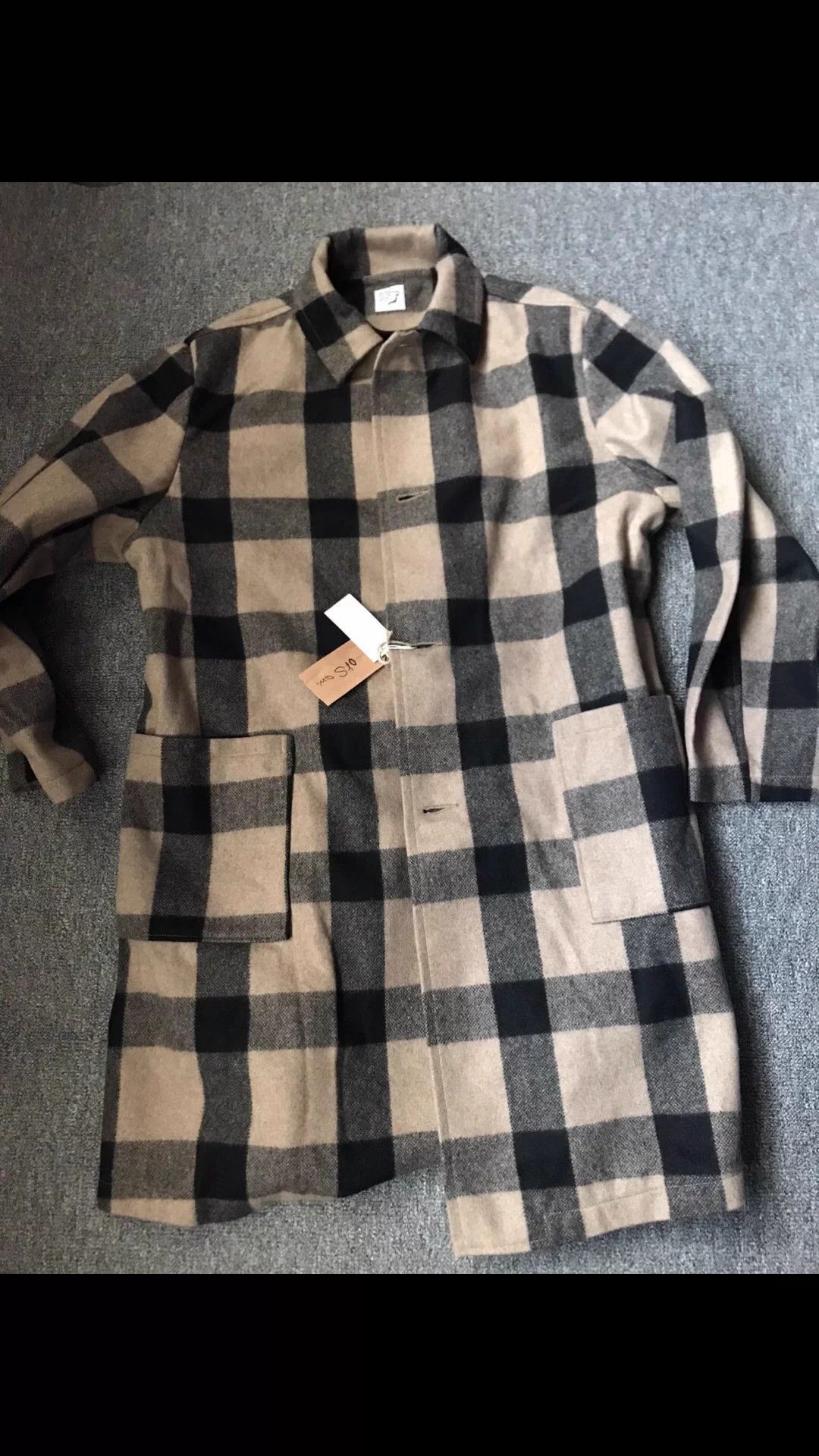 Orslow Multi Checkered Long Coat Size L Size US L / EU 52-54 / 3 - 3 Thumbnail