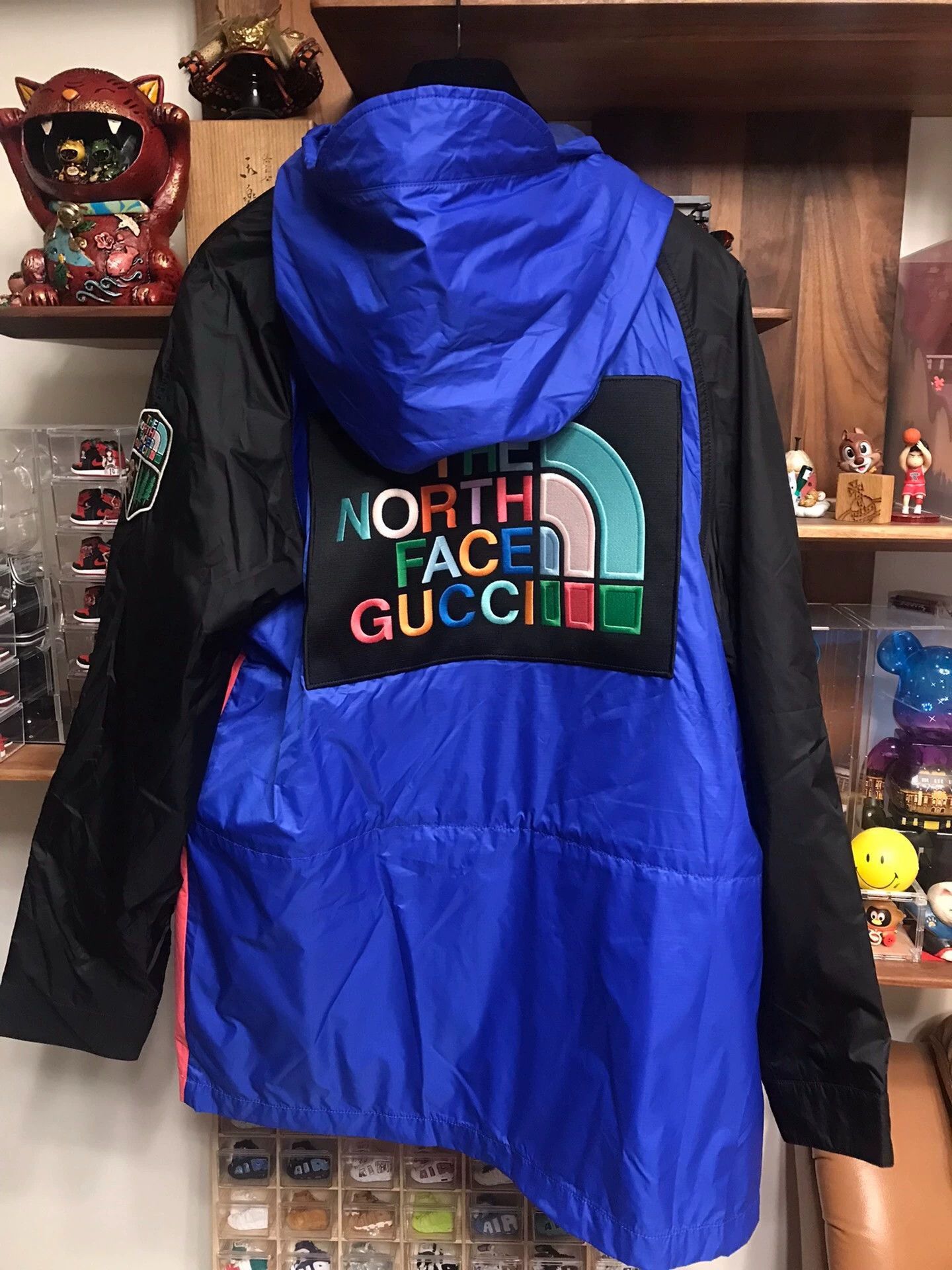 Gucci Multi-Color Hooded Light Jacket with Pockets Size US L / EU 52-54 / 3 - 2 Thumbnail