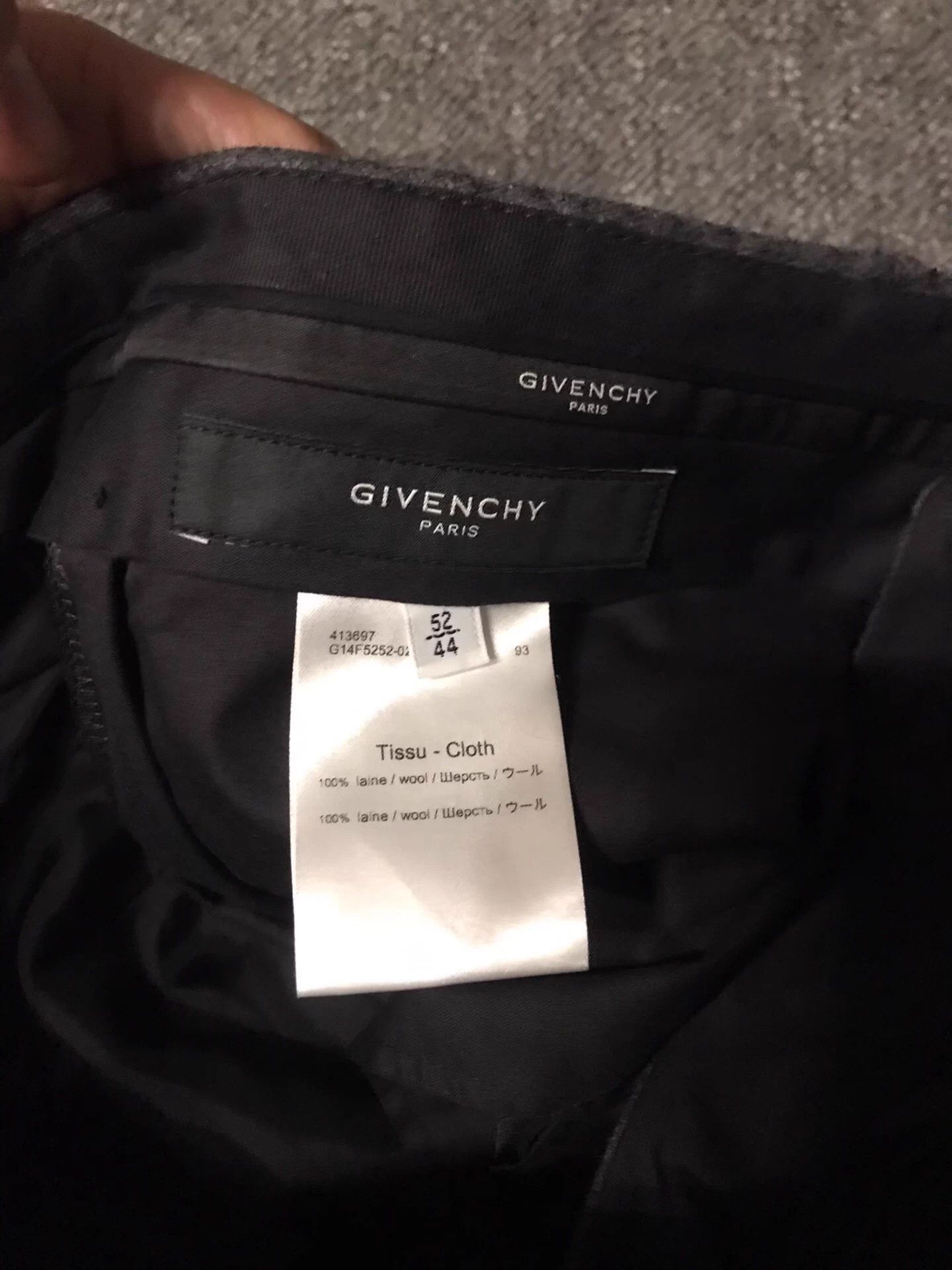 Givenchy Black Color Block Straight-Leg Casual Pants Size 36 Size US 36 / EU 52 - 5 Thumbnail