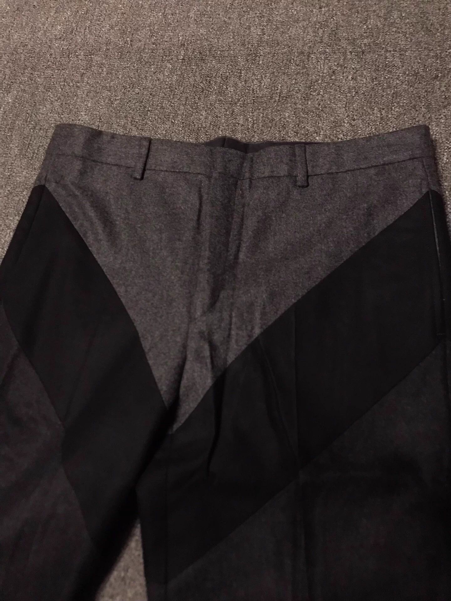 Givenchy Black Color Block Straight-Leg Casual Pants Size 36 Size US 36 / EU 52 - 4 Thumbnail