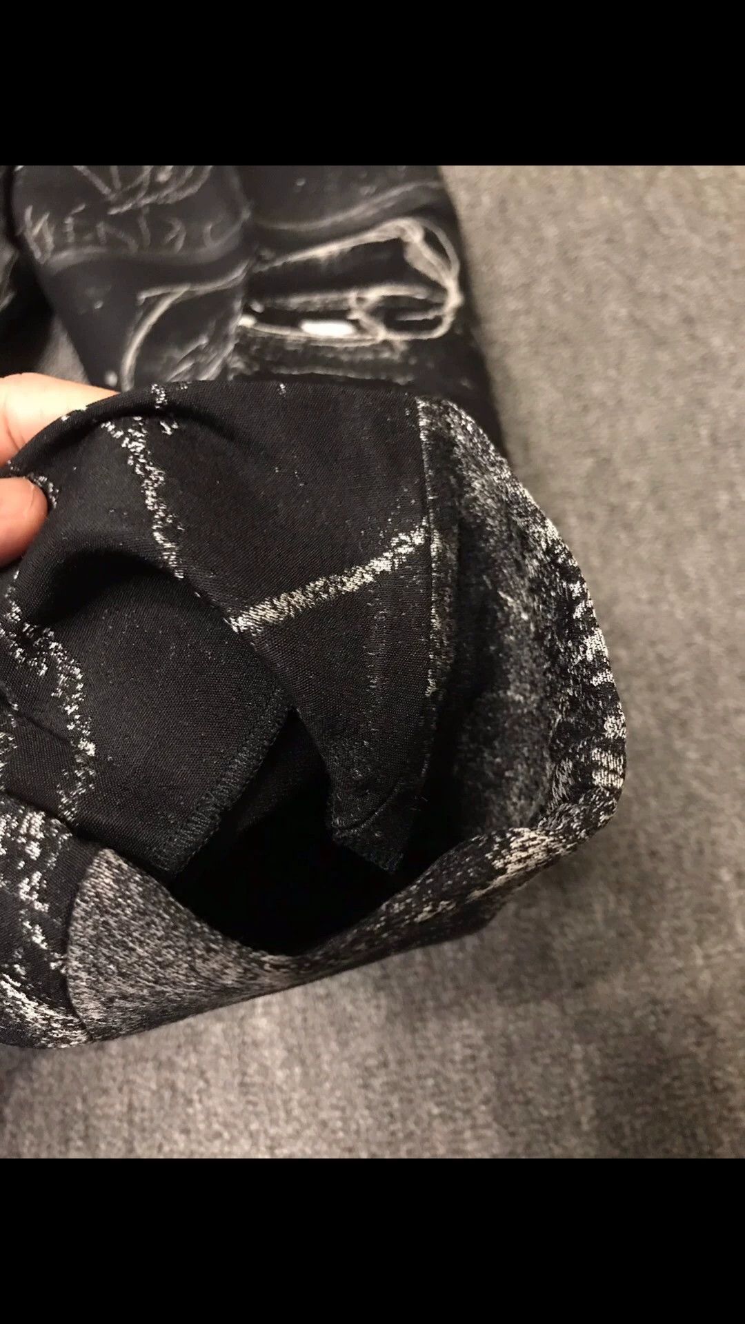 Alexander McQueen Black Graphic Print Casual Pants Size 34 Size US 34 / EU 50 - 3 Thumbnail