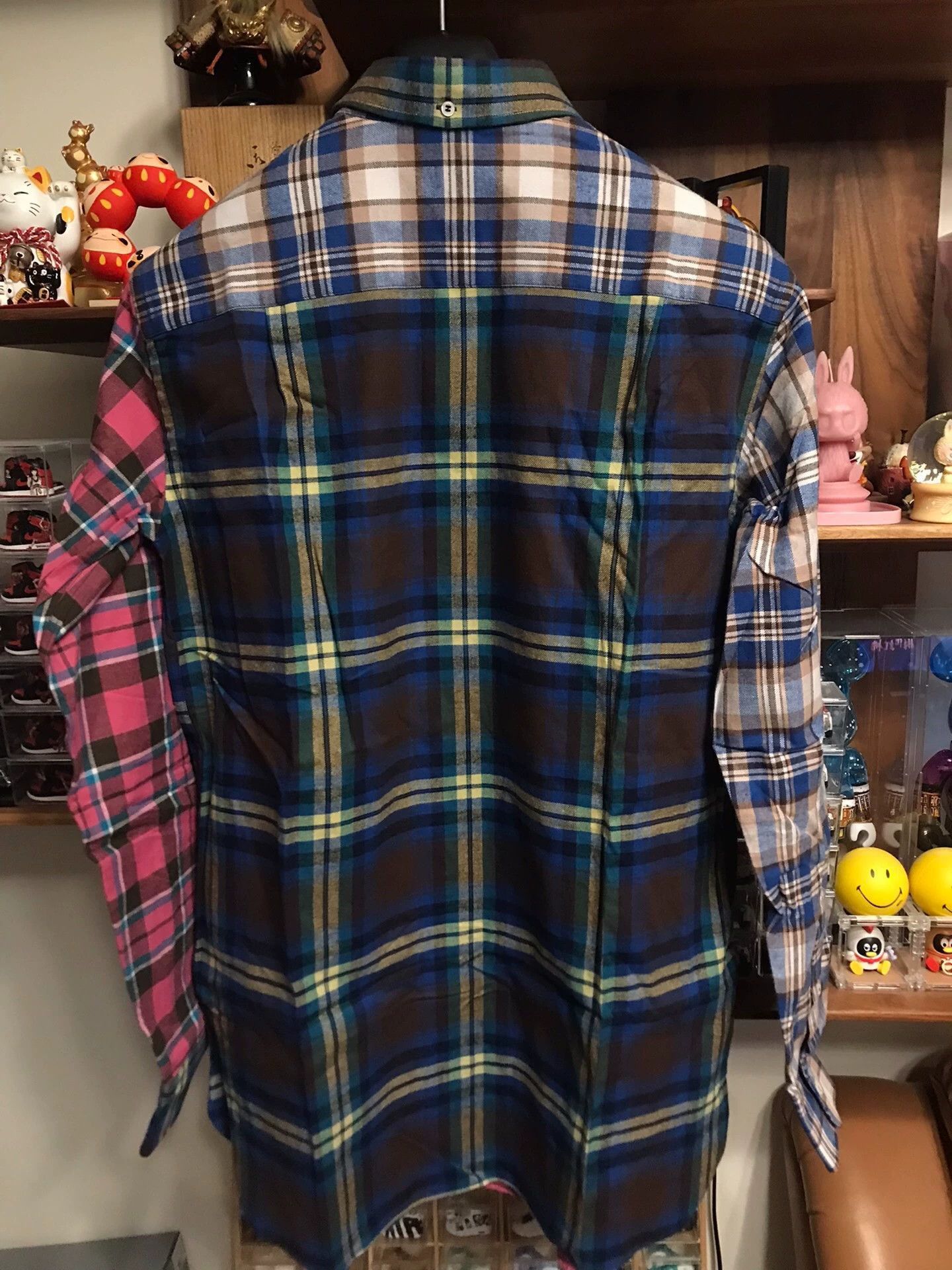 Loewe Multi-Color Plaid Long Sleeve Button-Up Shirt Size US M / EU 48-50 / 2 - 7 Thumbnail
