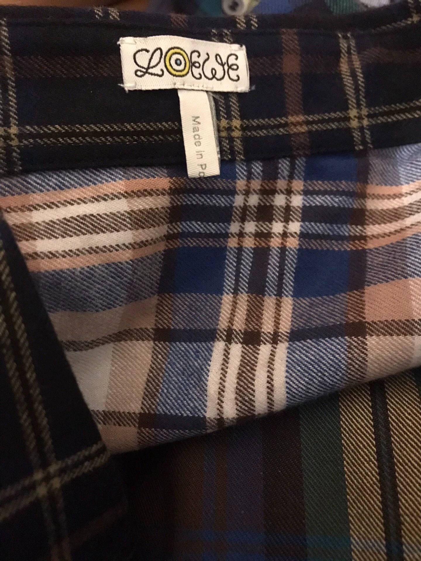 Loewe Multi-Color Plaid Long Sleeve Button-Up Shirt Size US M / EU 48-50 / 2 - 3 Thumbnail