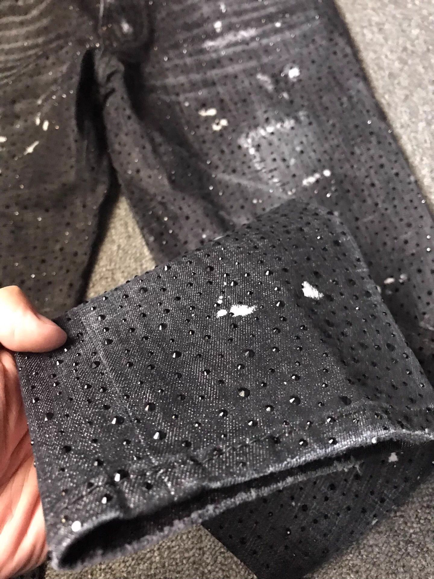Dsquared2 Black Distressed Denim Jeans with Paint Splatter Size US 34 / EU 50 - 3 Thumbnail